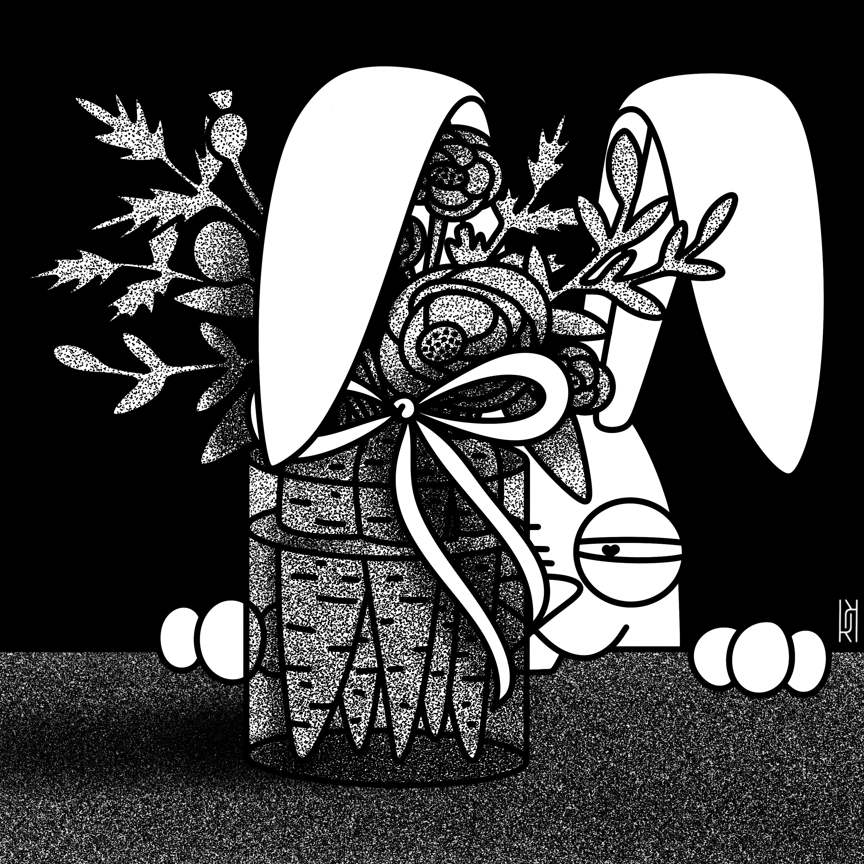 Rabbit illustration — Изображение №6 — Иллюстрация на Dprofile