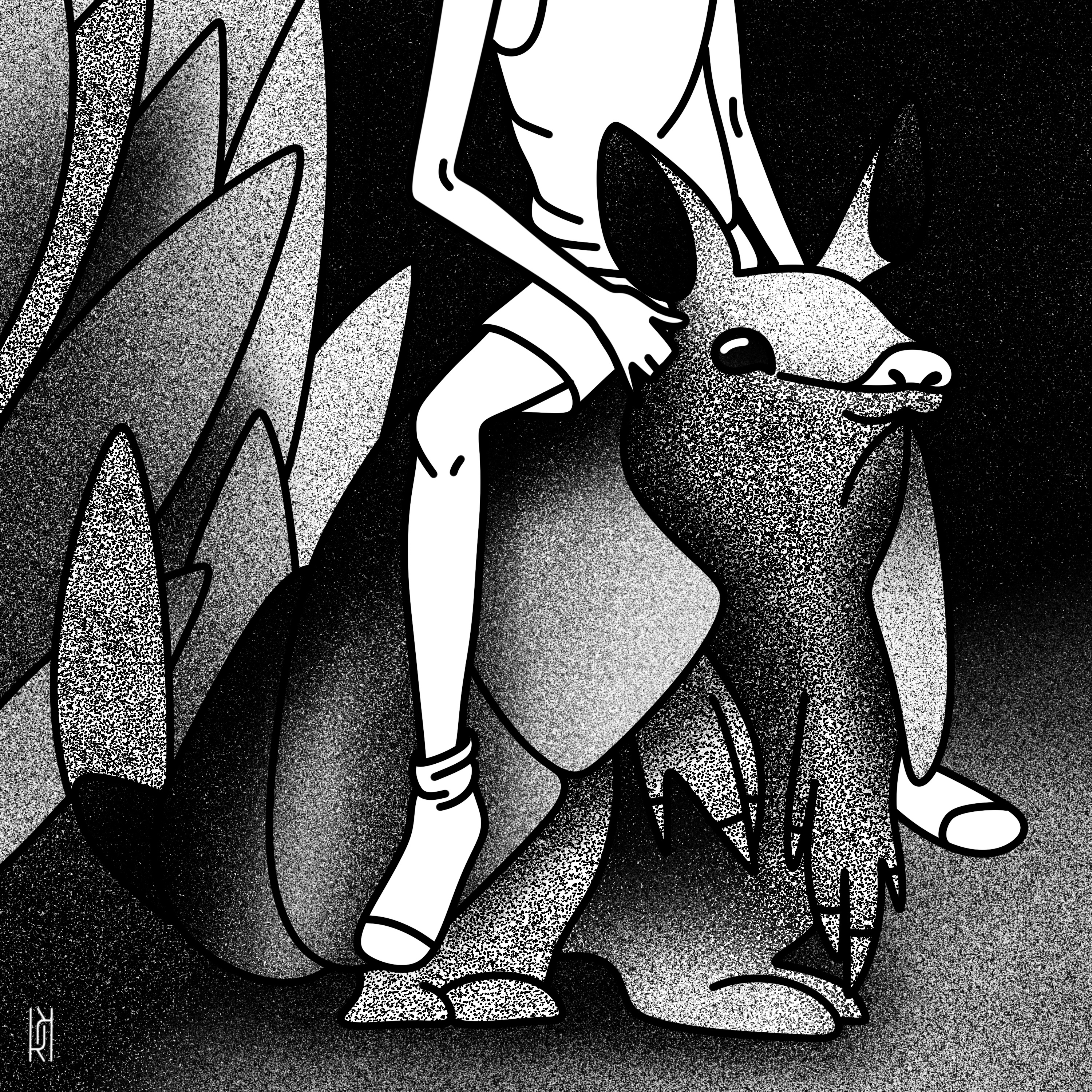 Rabbit illustration — Изображение №15 — Иллюстрация на Dprofile