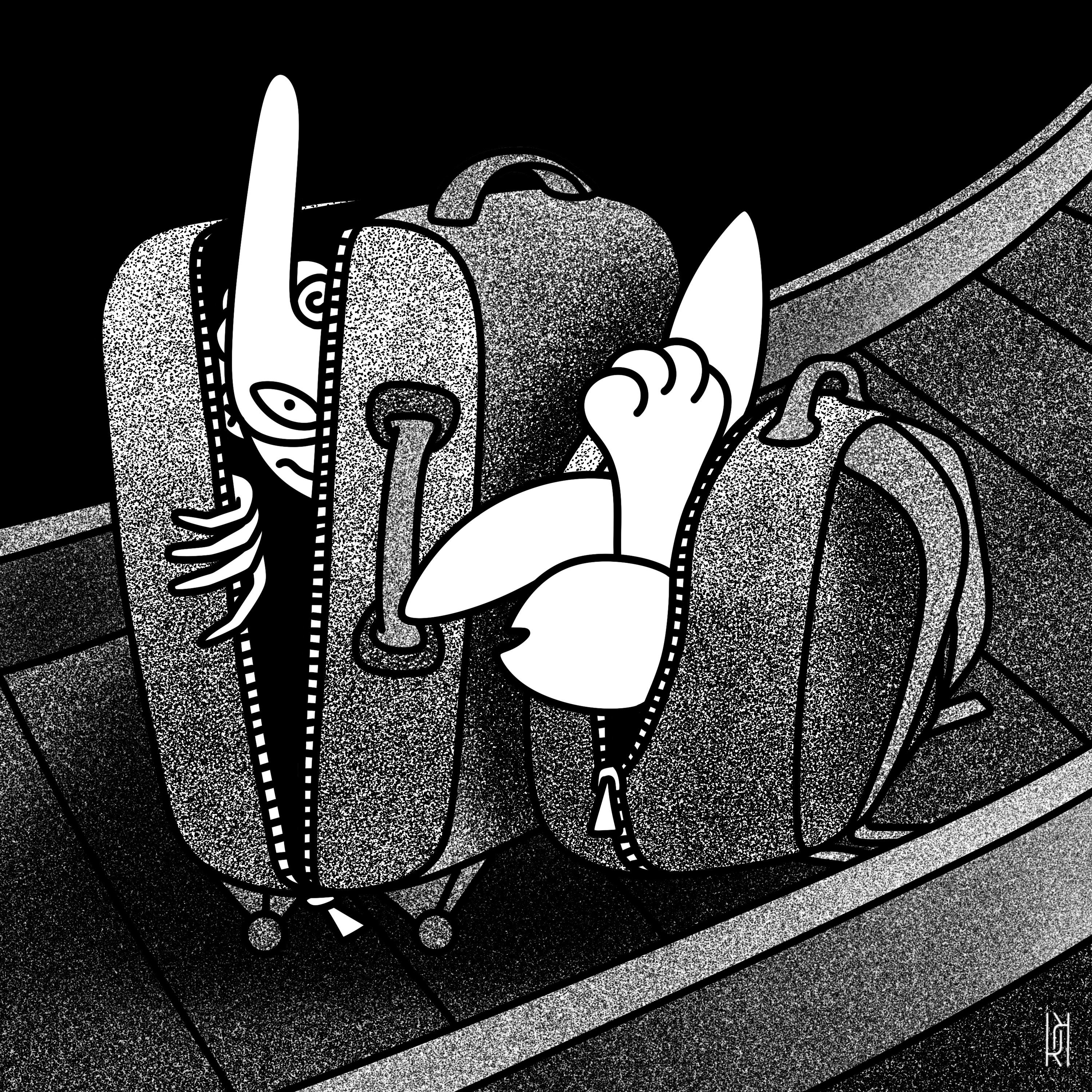 Rabbit illustration — Изображение №7 — Иллюстрация на Dprofile