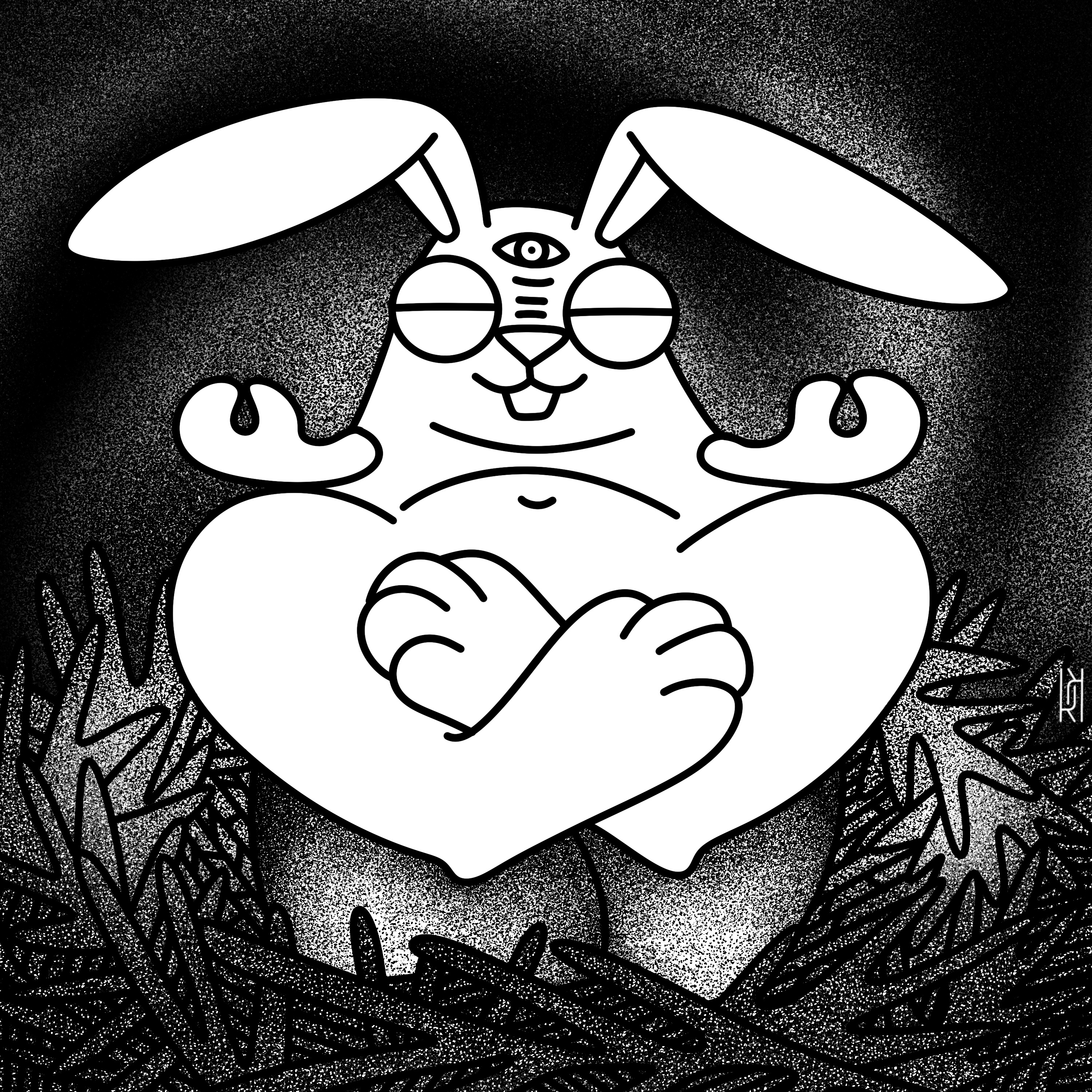 Rabbit illustration — Изображение №9 — Иллюстрация на Dprofile
