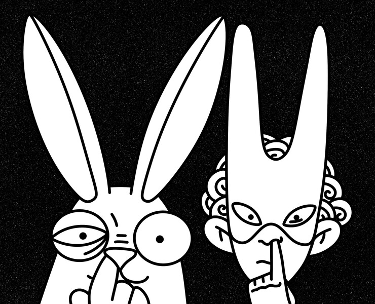 Rabbit illustration — Иллюстрация на Dprofile