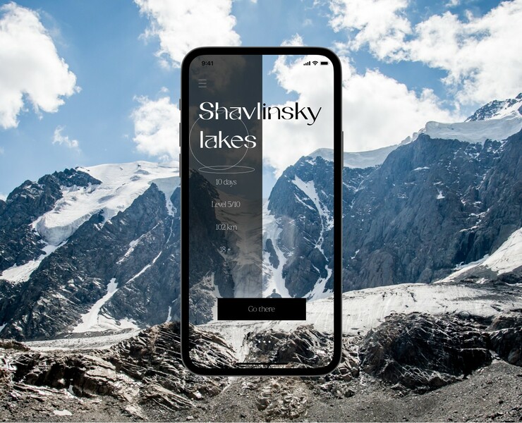 App UX/UI. Altai tours — Интерфейсы, Графика на Dprofile