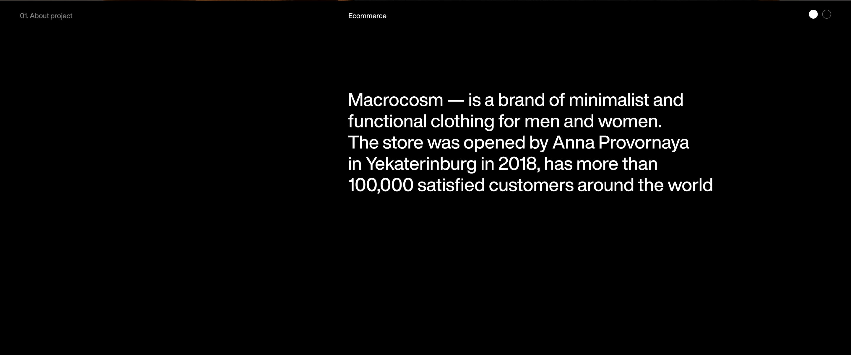 Macrocosm.Store — Concept Ecommerce Website — Изображение №3 — Интерфейсы, Анимация на Dprofile