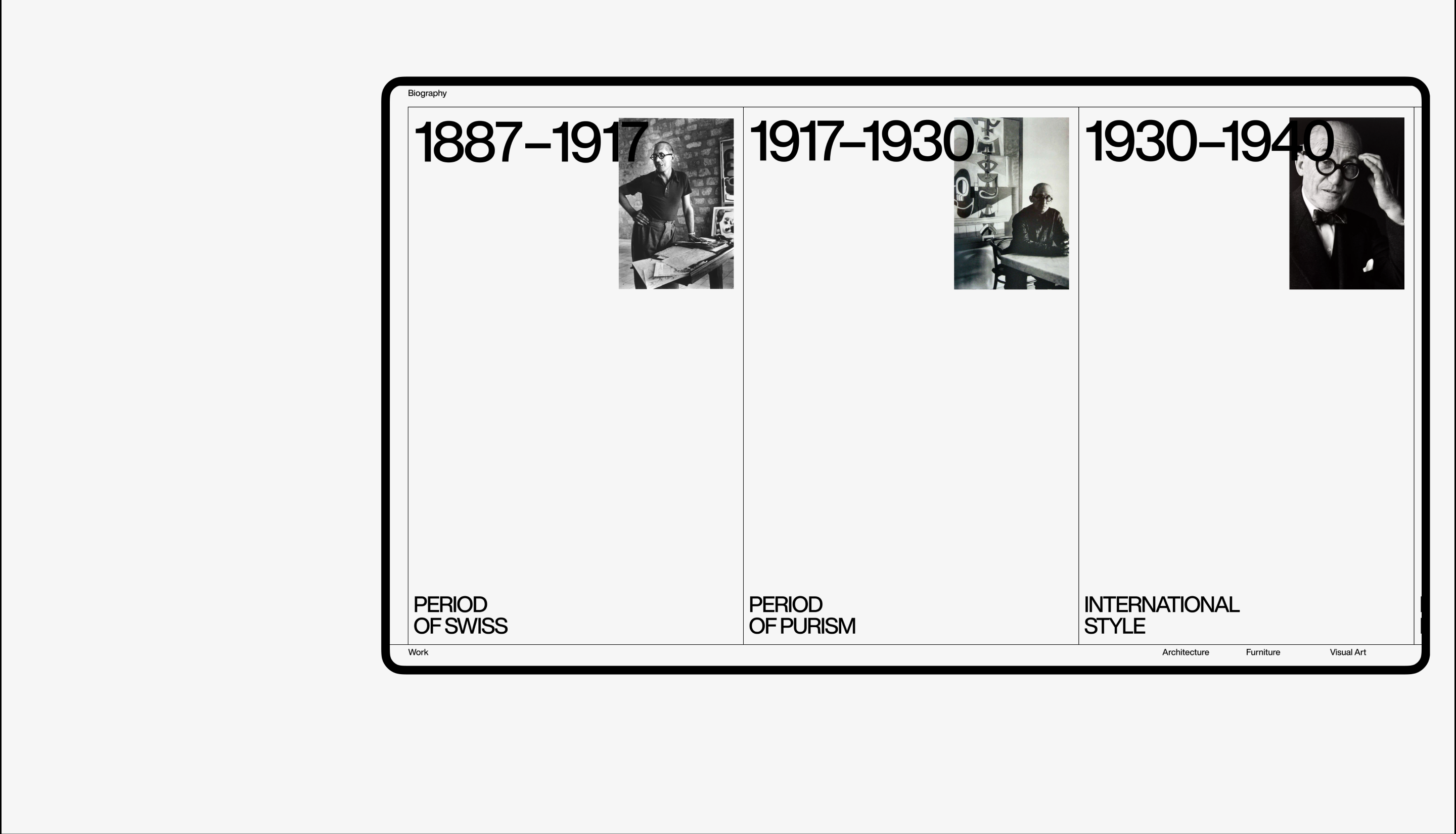 LE CORBUSIER — Website — Изображение №8 — Интерфейсы на Dprofile