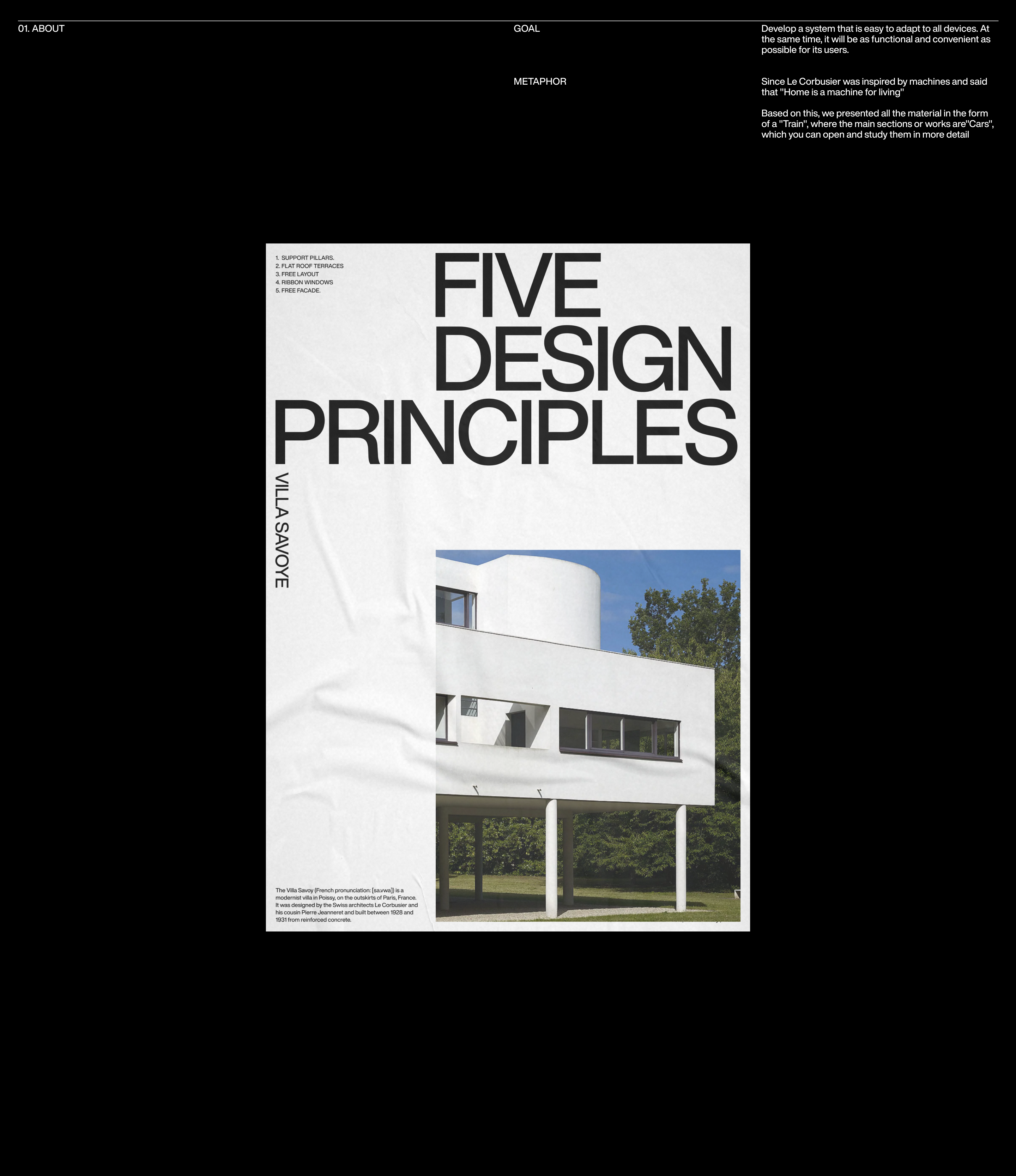 LE CORBUSIER — Website — Изображение №3 — Интерфейсы на Dprofile