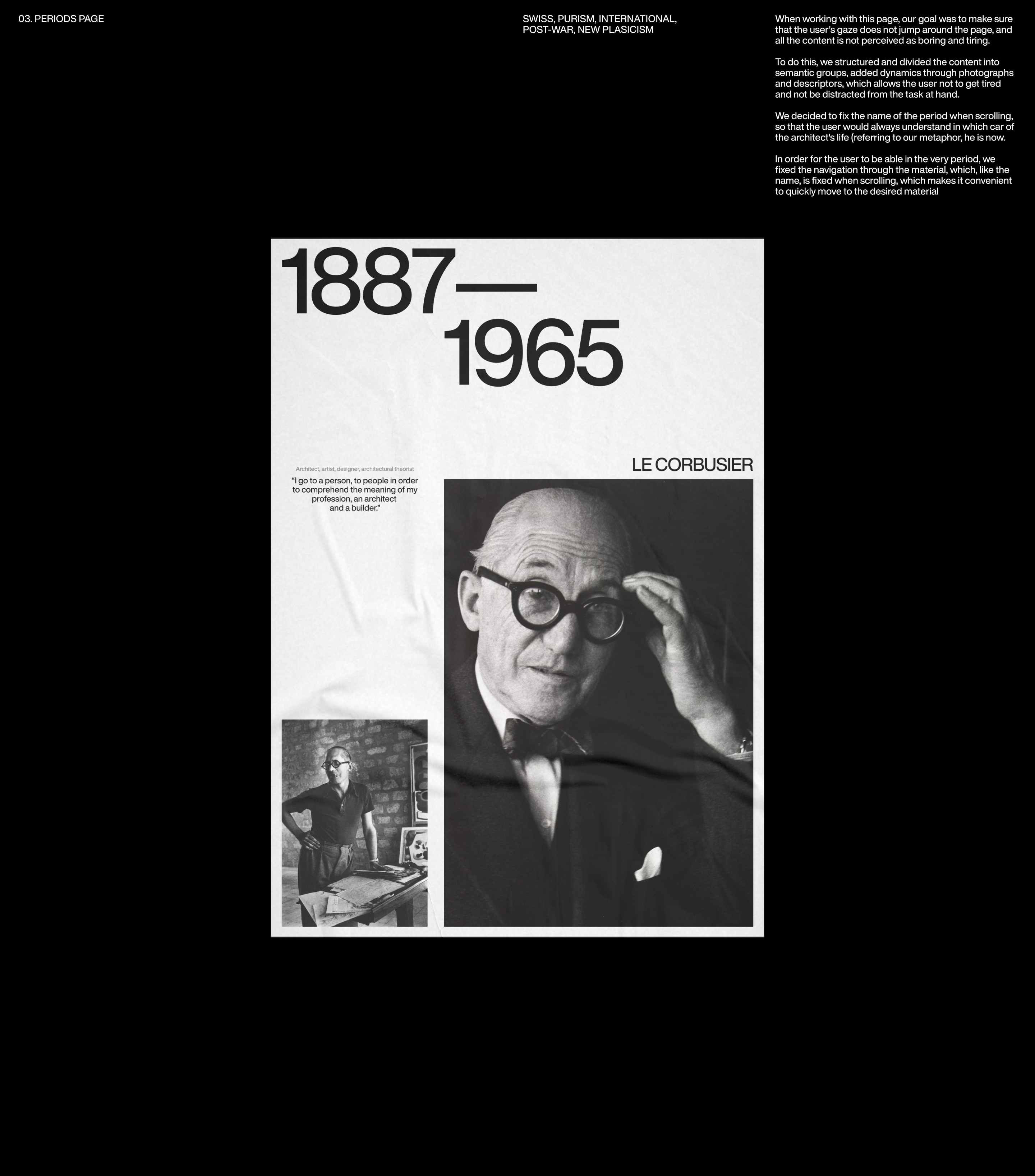 LE CORBUSIER — Website — Изображение №9 — Интерфейсы на Dprofile