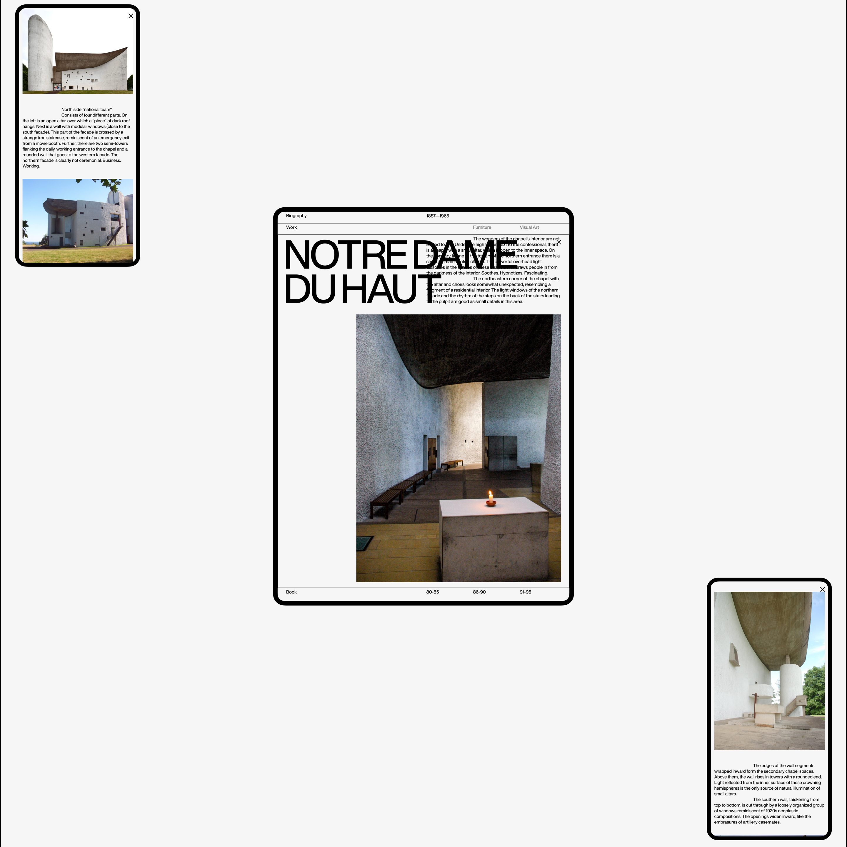LE CORBUSIER — Website — Изображение №31 — Интерфейсы на Dprofile