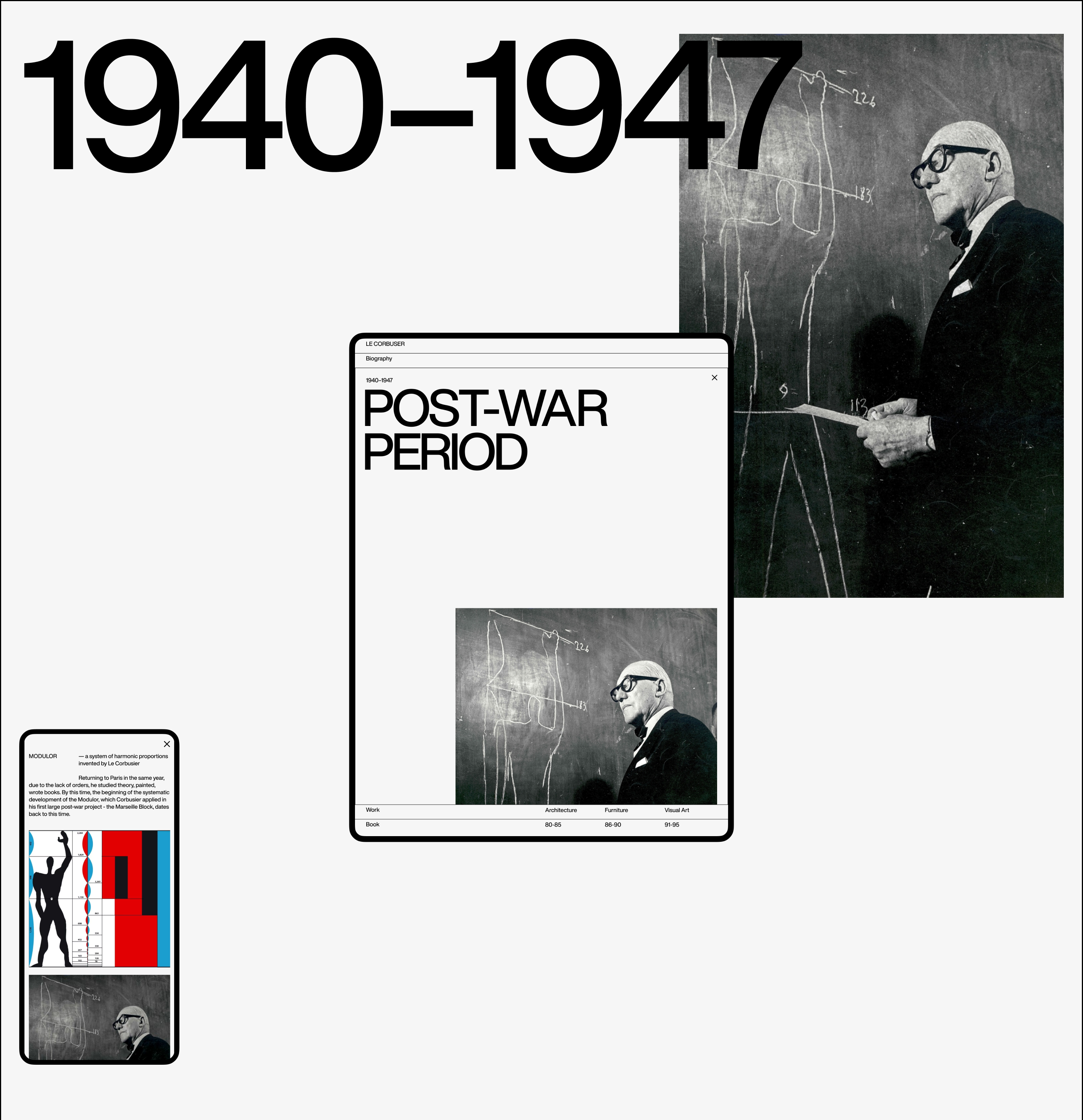 LE CORBUSIER — Website — Изображение №16 — Интерфейсы на Dprofile
