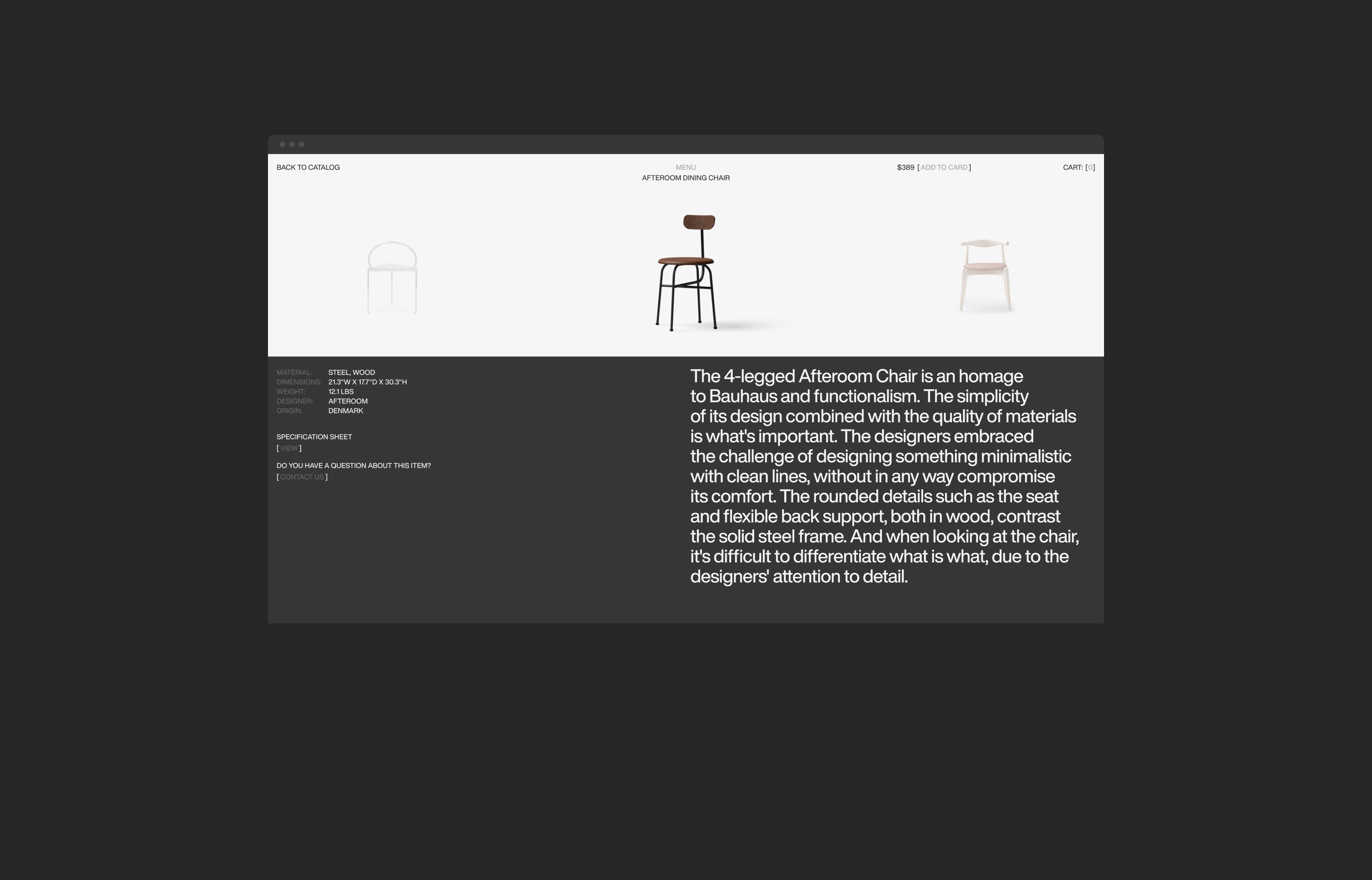LEIBAL ONLINE STORE — Изображение №8 — Интерфейсы, 3D на Dprofile
