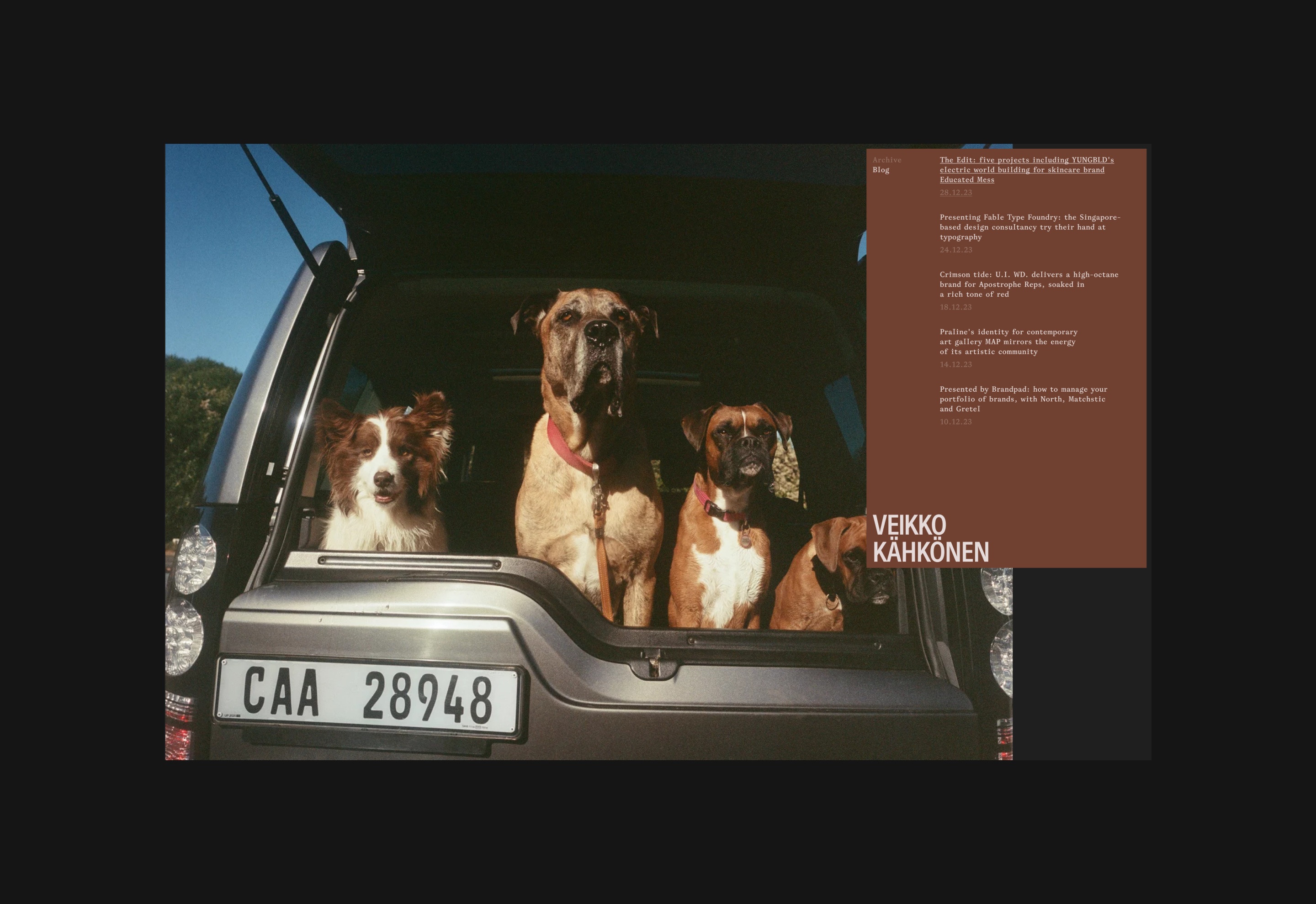 Veikko Kähkönen Photographer — Изображение №2 — Интерфейсы, Анимация на Dprofile