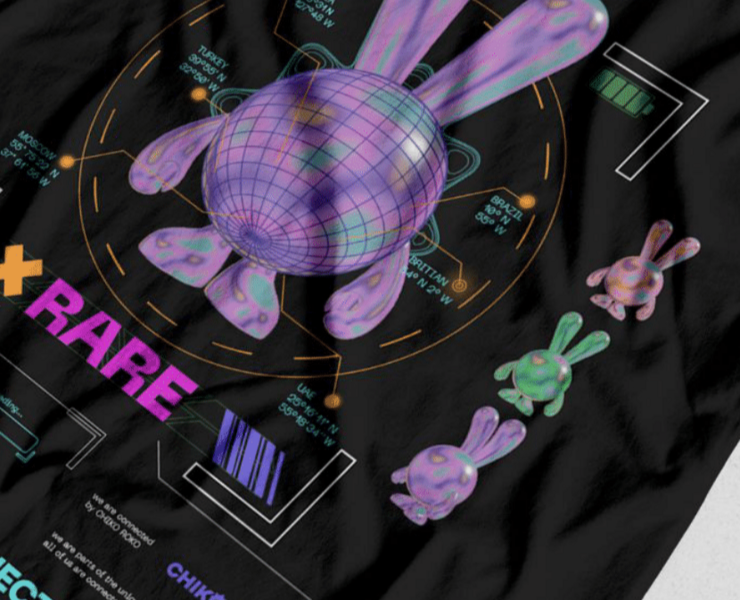 Merch Design for NFT Marketplace | Мерч для NFT-маркетплейса на Dprofile