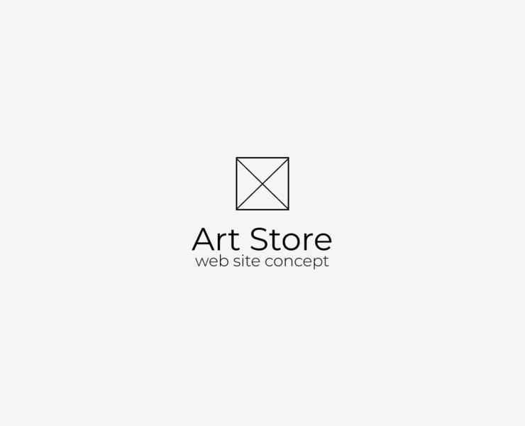 Art Store Site Concept на Dprofile