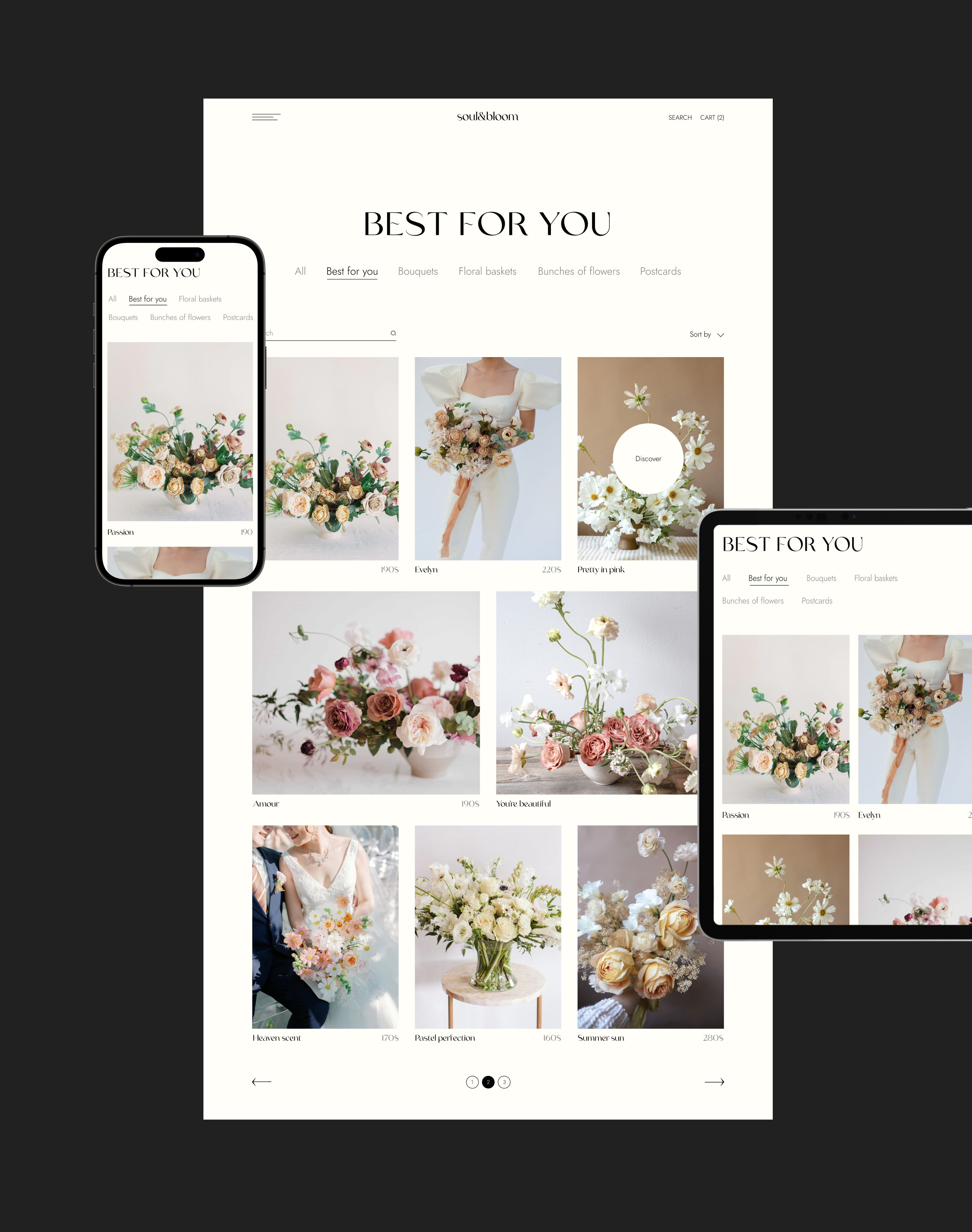 Flower Store | E-commerce Concept — Изображение №5 — Интерфейсы, Брендинг на Dprofile