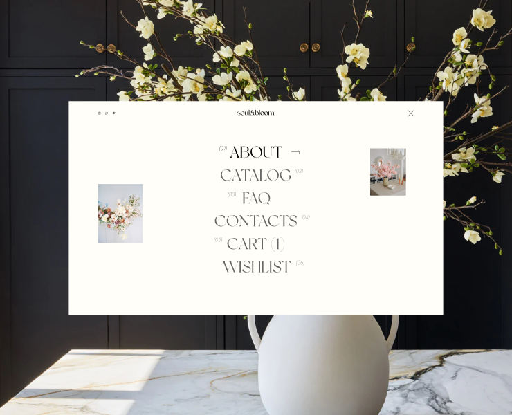 Flower Store | E-commerce Concept — Интерфейсы, Брендинг на Dprofile