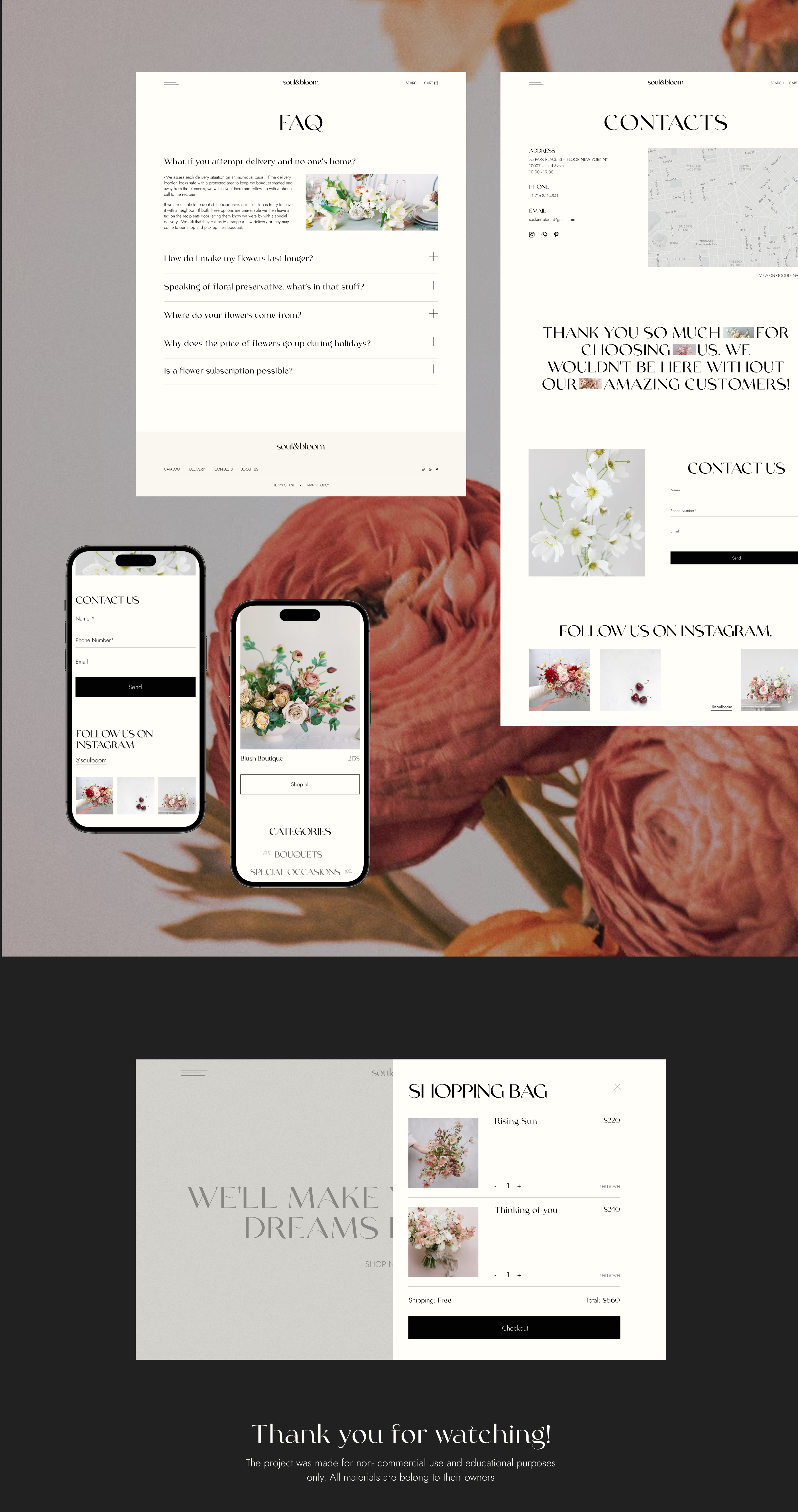 Flower Store | E-commerce Concept — Изображение №8 — Интерфейсы, Брендинг на Dprofile
