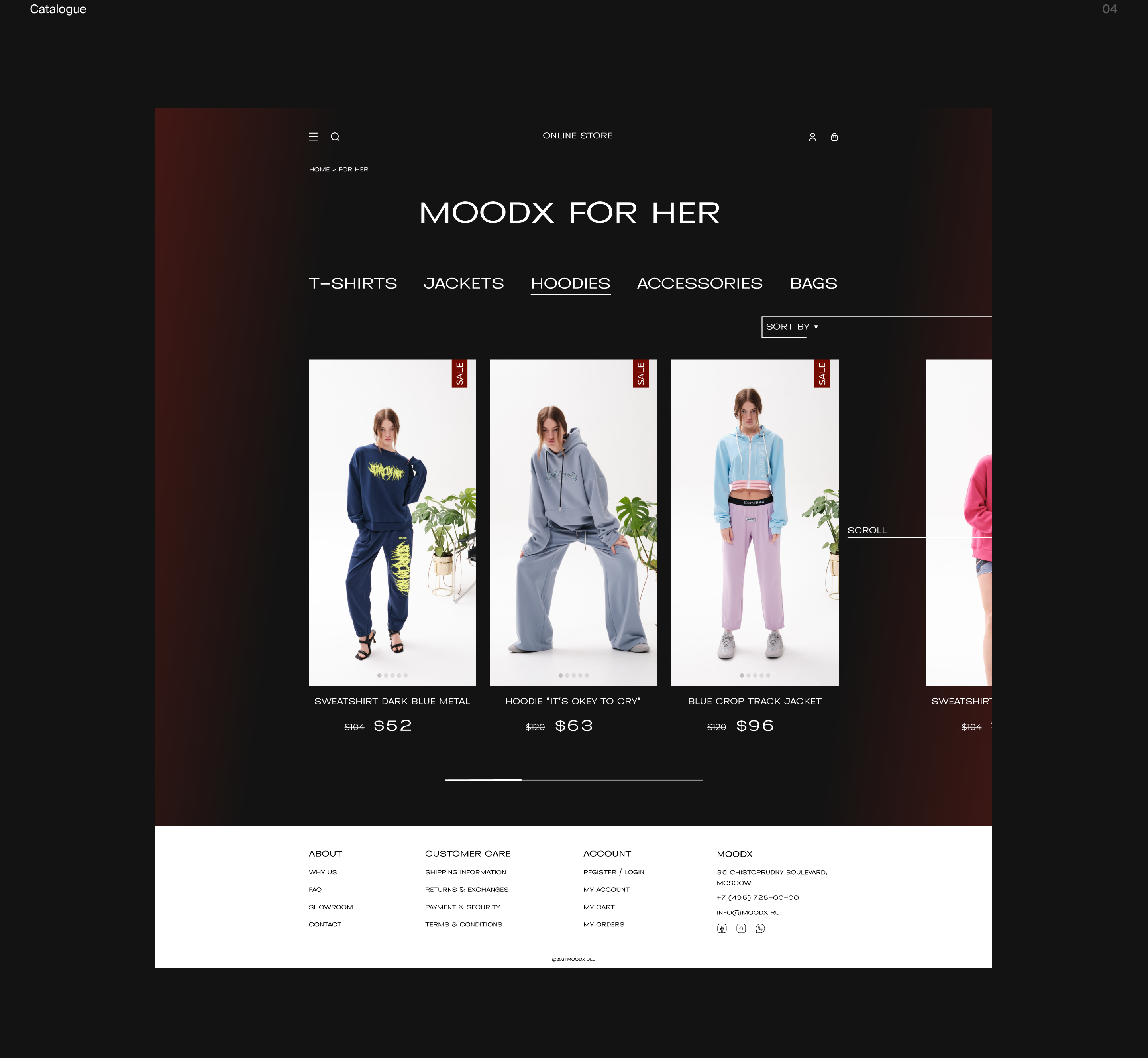 MOODX fashion brand — e-commerce online store — Изображение №8 — Интерфейсы, Брендинг на Dprofile