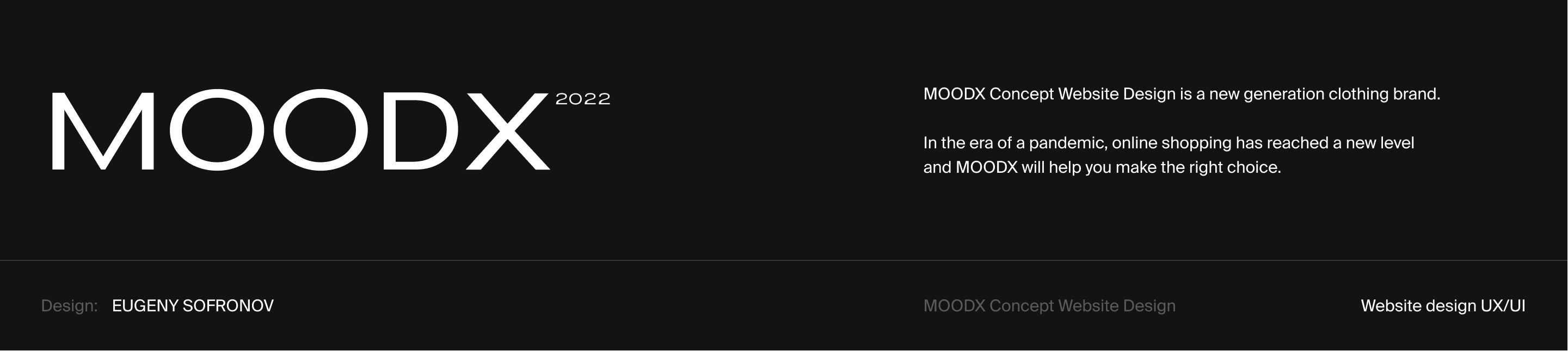 MOODX fashion brand — e-commerce online store — Изображение №1 — Интерфейсы, Брендинг на Dprofile