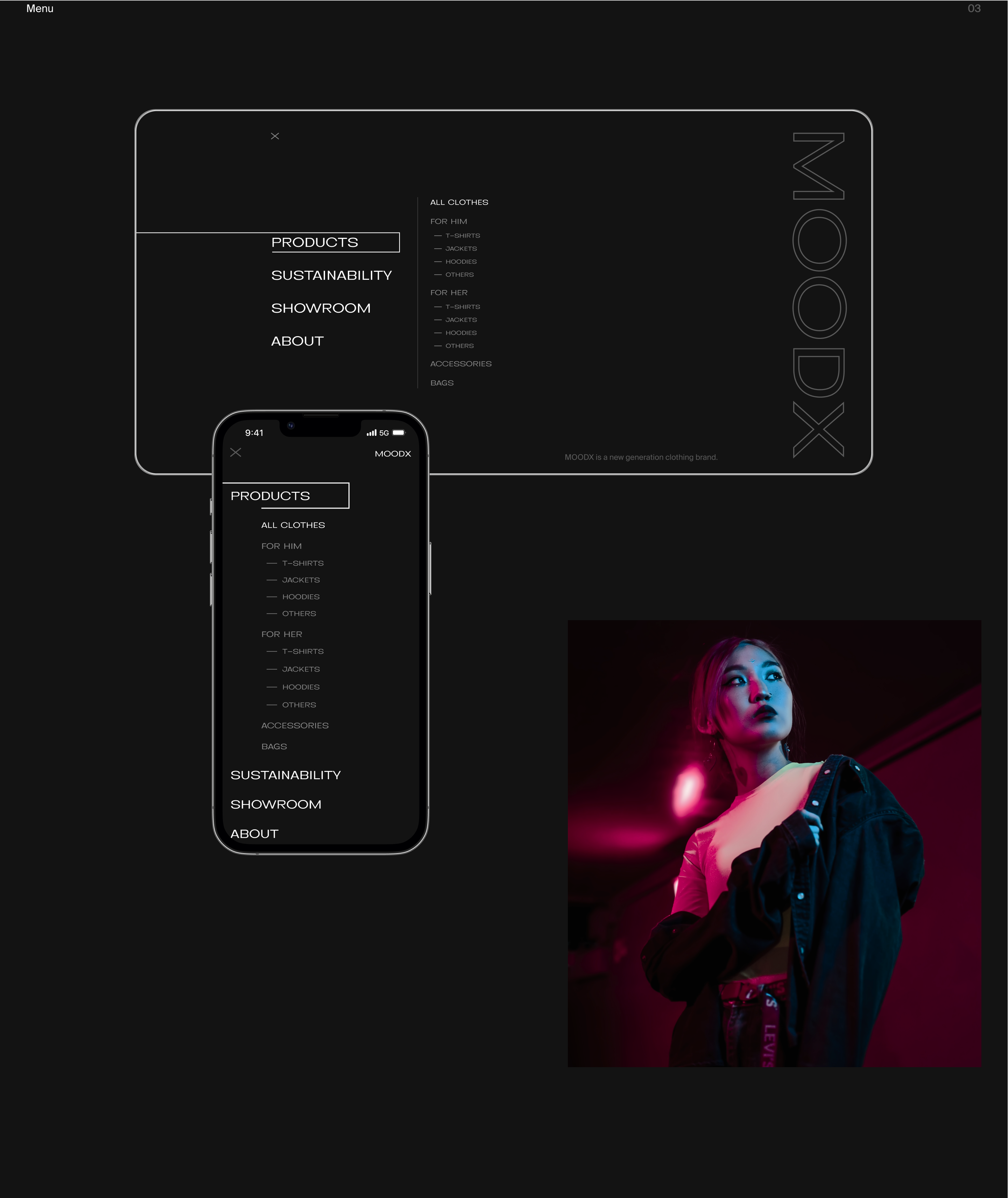 MOODX fashion brand — e-commerce online store — Изображение №7 — Интерфейсы, Брендинг на Dprofile