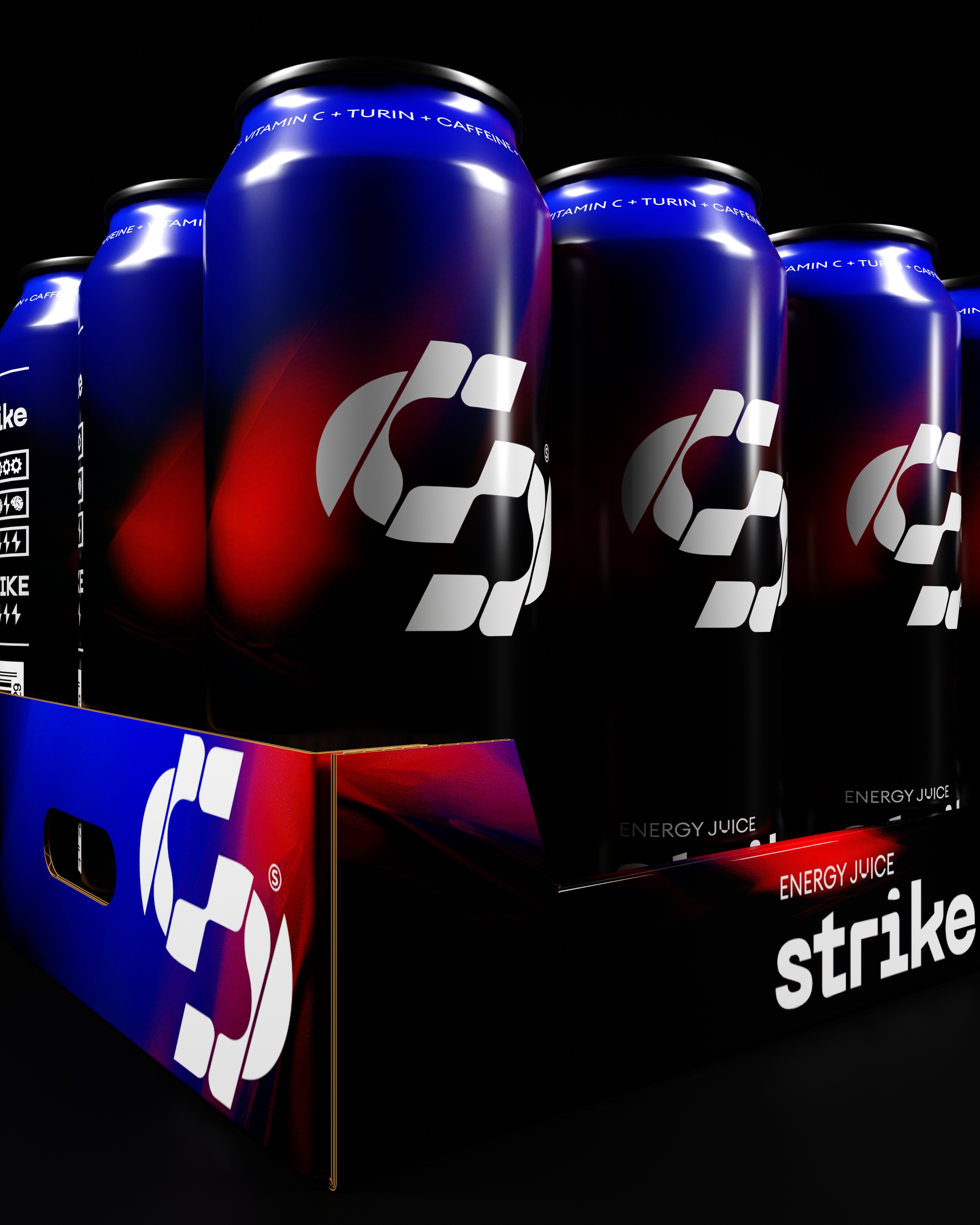 Strike Energy Juice — Изображение №8 — Брендинг, Графика на Dprofile