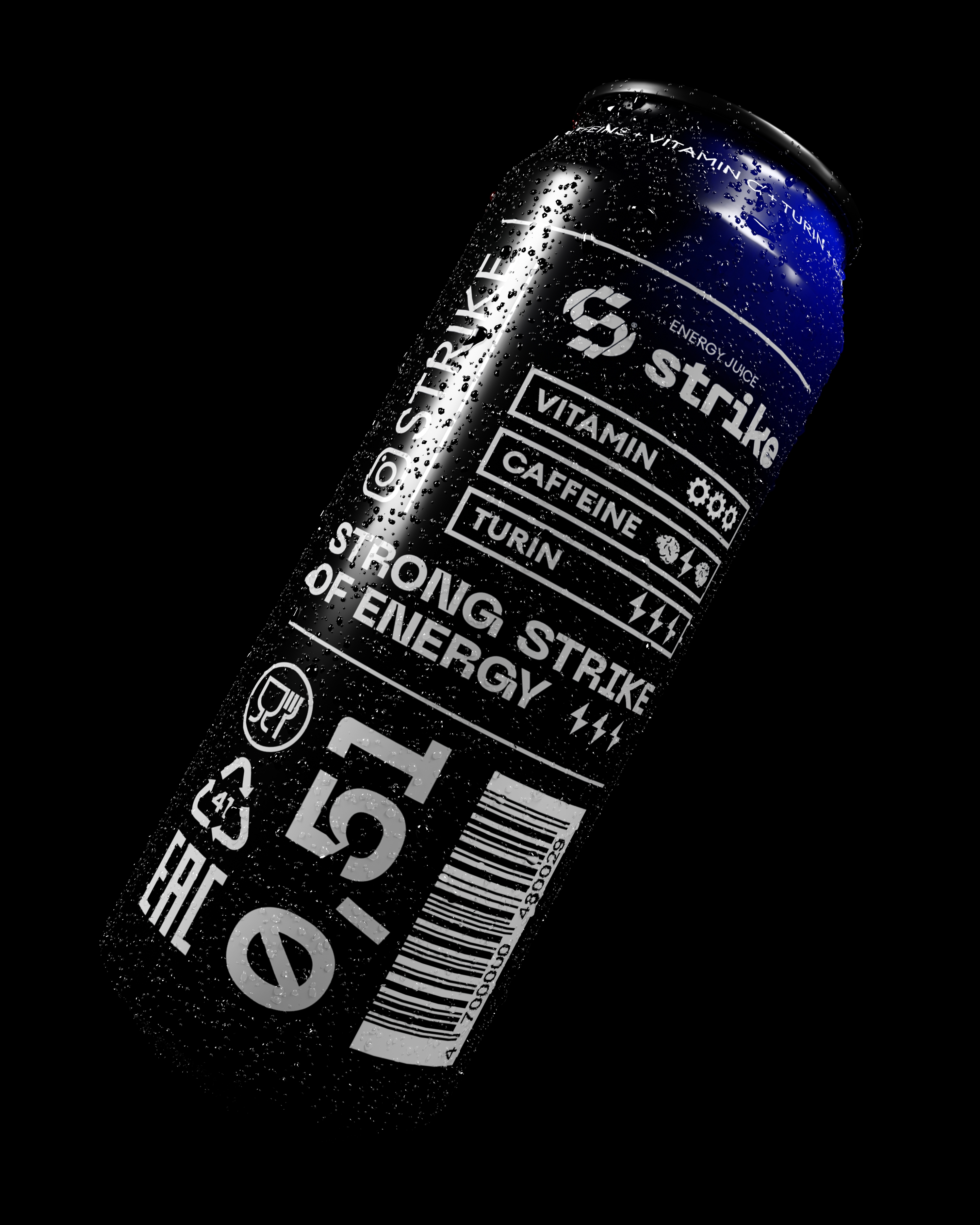 Strike Energy Juice — Изображение №4 — Брендинг, Графика на Dprofile