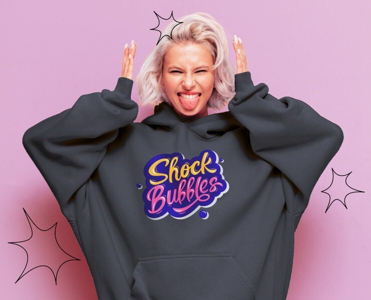 Логотип для линейки газированных напитков Shock Bubbles — Брендинг, Графика на Dprofile