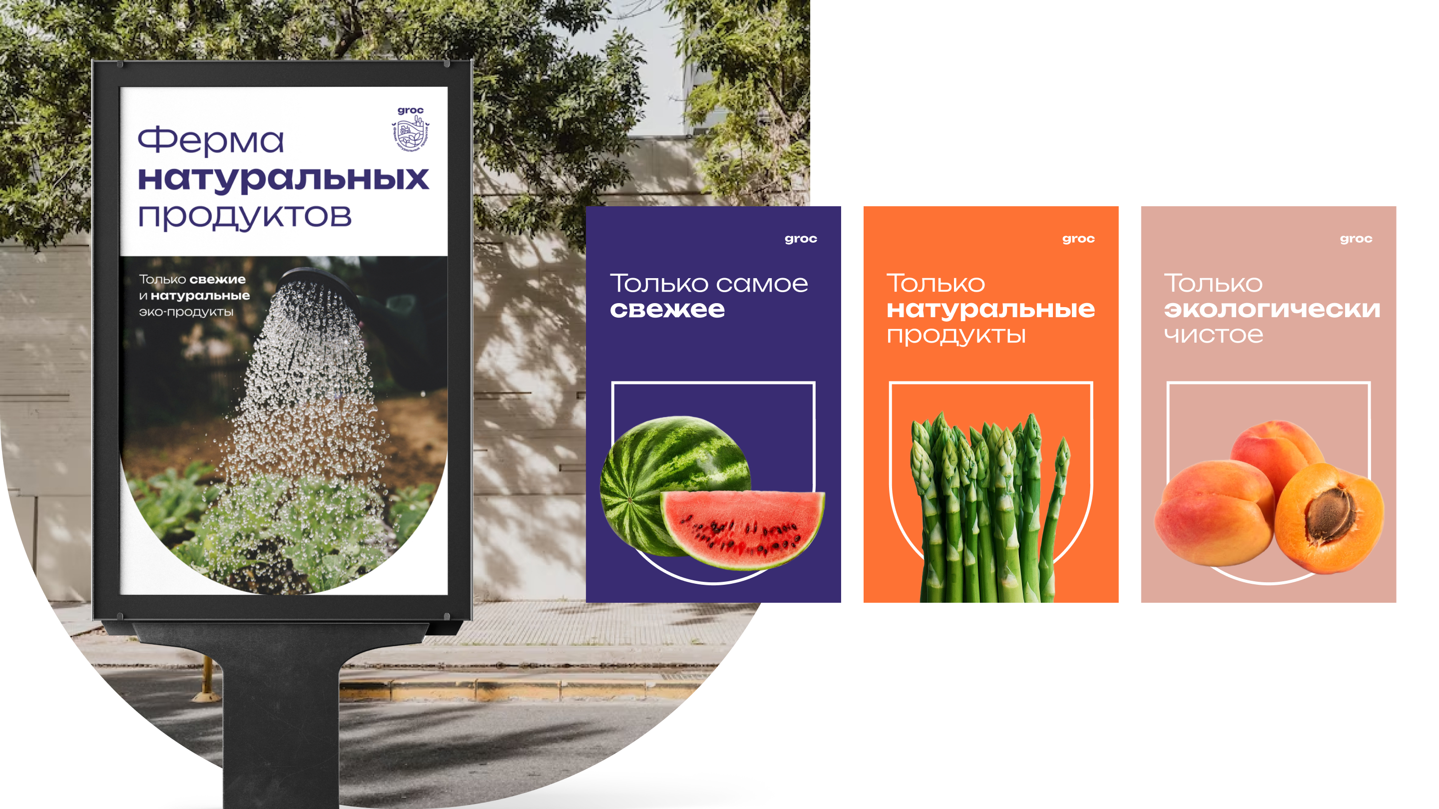 Логотип для агропромышленного комплекса Groc — Изображение №12 — Брендинг, Графика на Dprofile