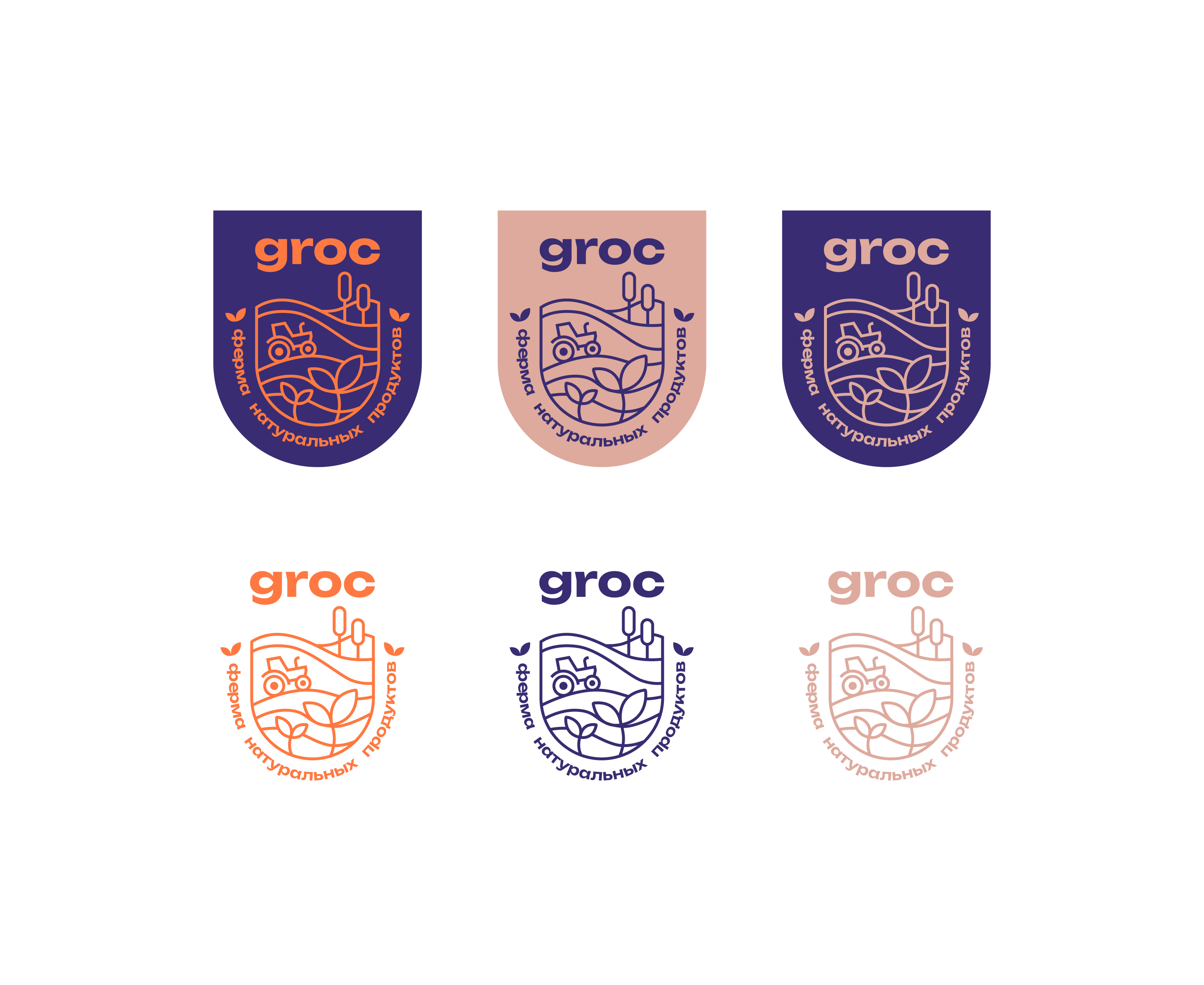 Логотип для агропромышленного комплекса Groc — Изображение №5 — Брендинг, Графика на Dprofile