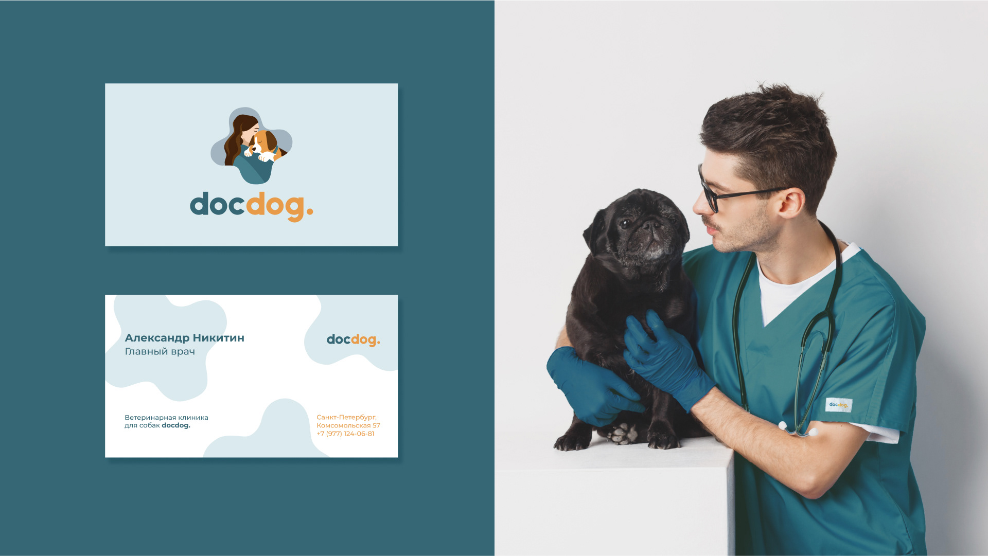 Логотип для ветеринарной клиники Docdog — Изображение №5 — Брендинг, Иллюстрация на Dprofile