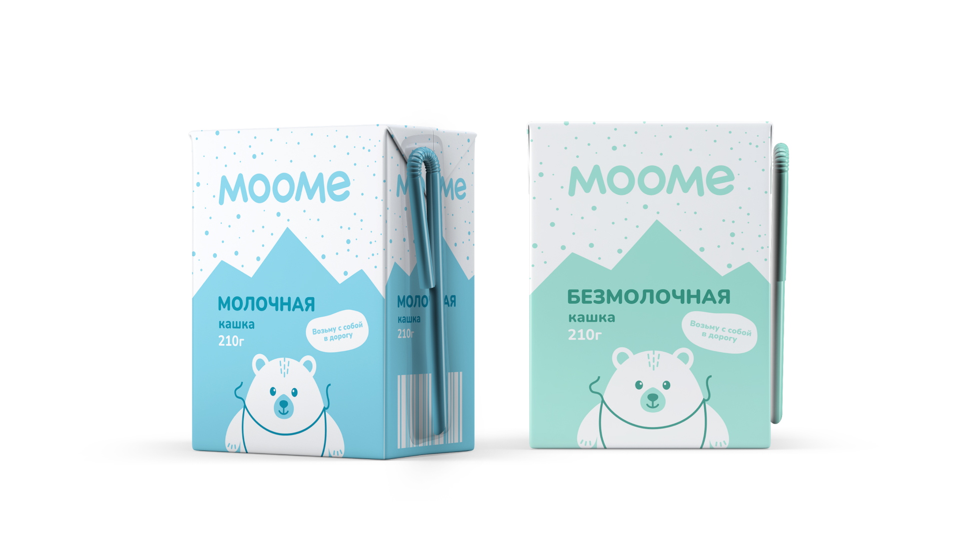 Логотип-персонаж детской молочной продукции Moome — Изображение №9 — Брендинг, Иллюстрация на Dprofile