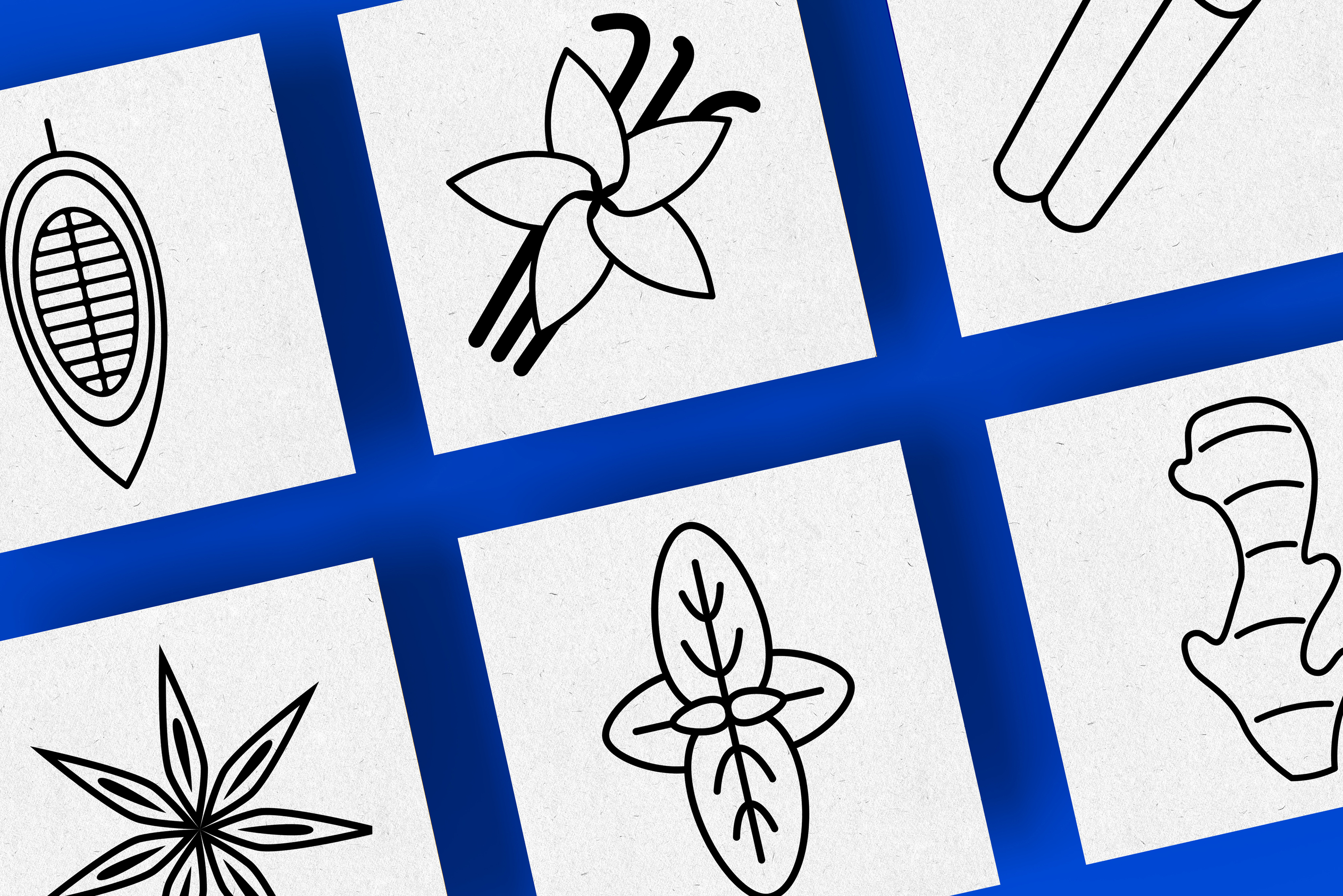 Simple icons for spices and herbs. — Изображение №1 — Брендинг, Иллюстрация на Dprofile