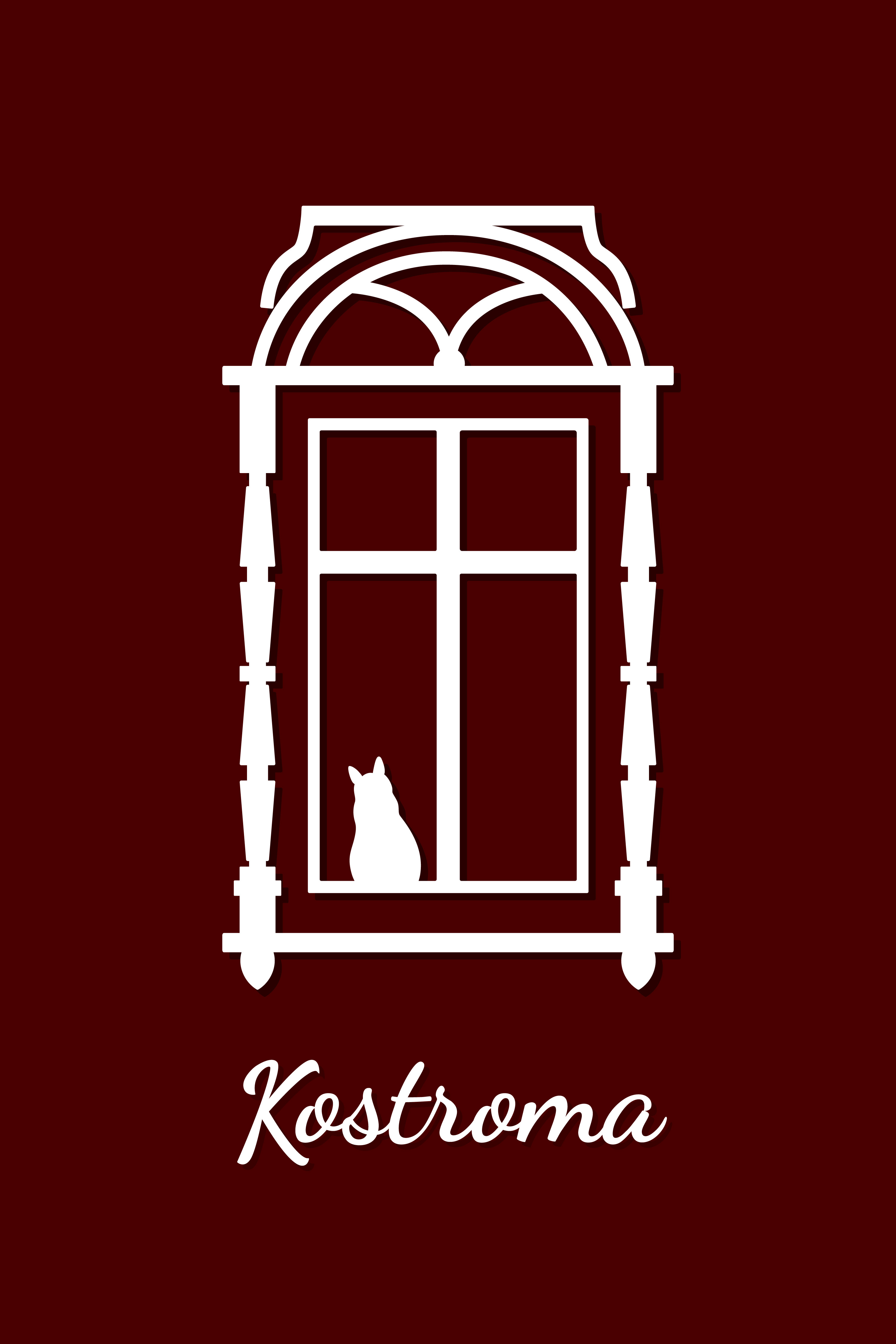 Kostroma postcard design — Изображение №2 — Иллюстрация, Графика на Dprofile