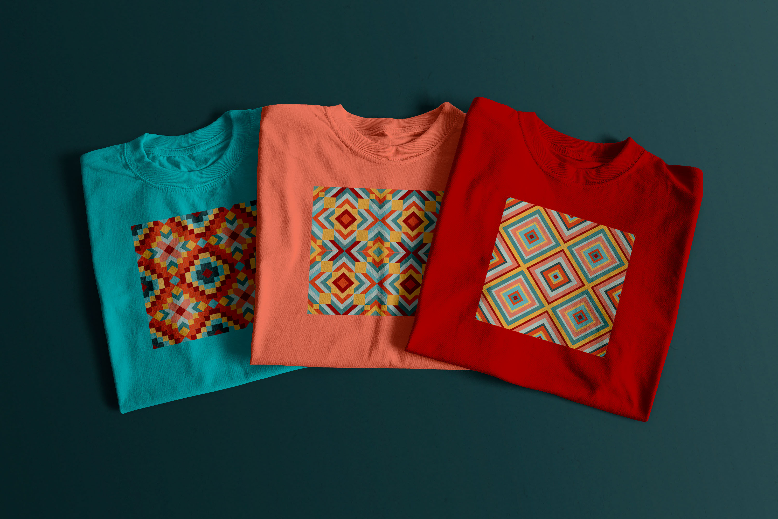 Collection of geometric seamless patterns — Изображение №4 — Иллюстрация, Графика на Dprofile