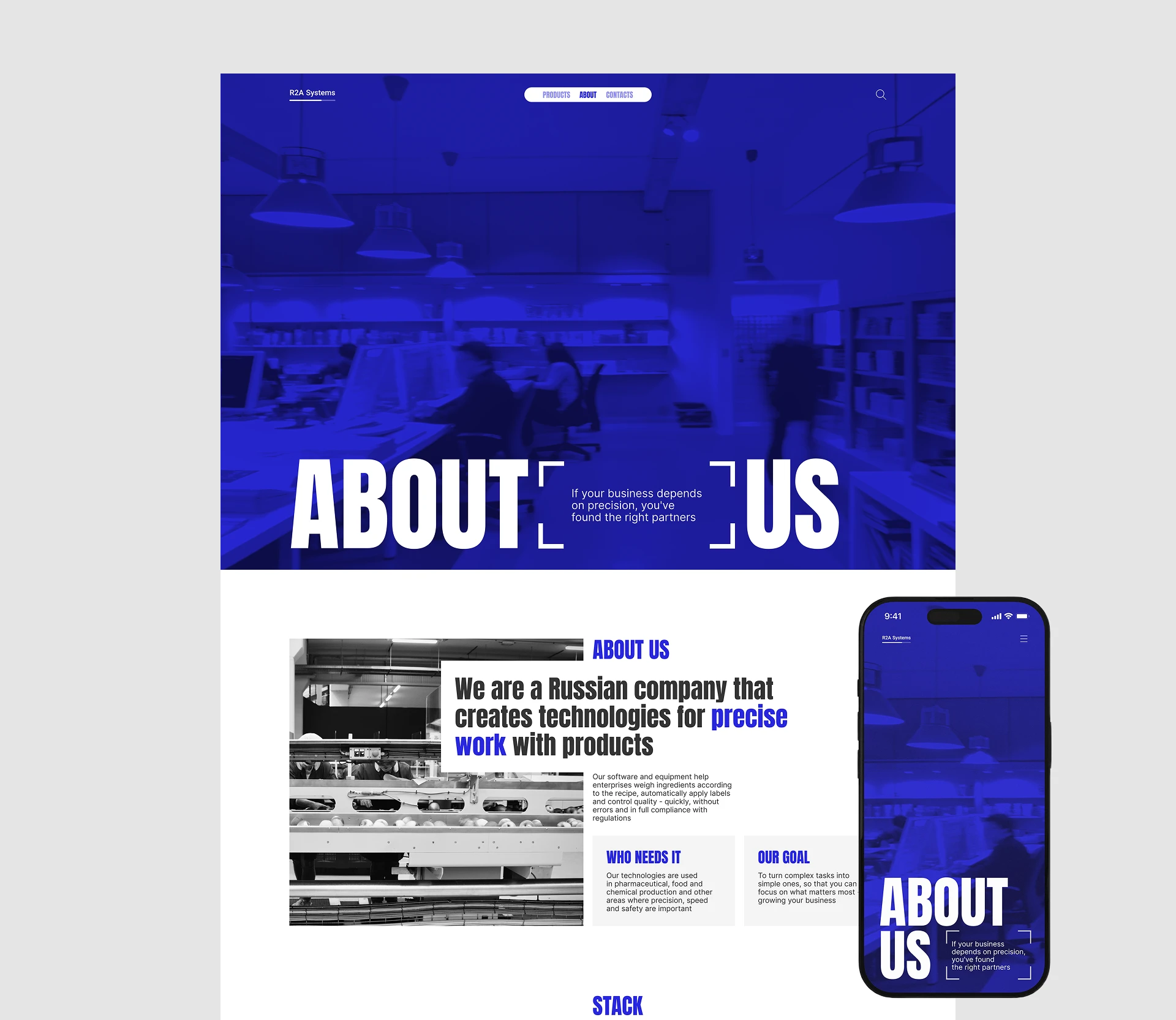 Корпоративный сайт для IT-компании — Изображение №13 — Интерфейсы на Dprofile