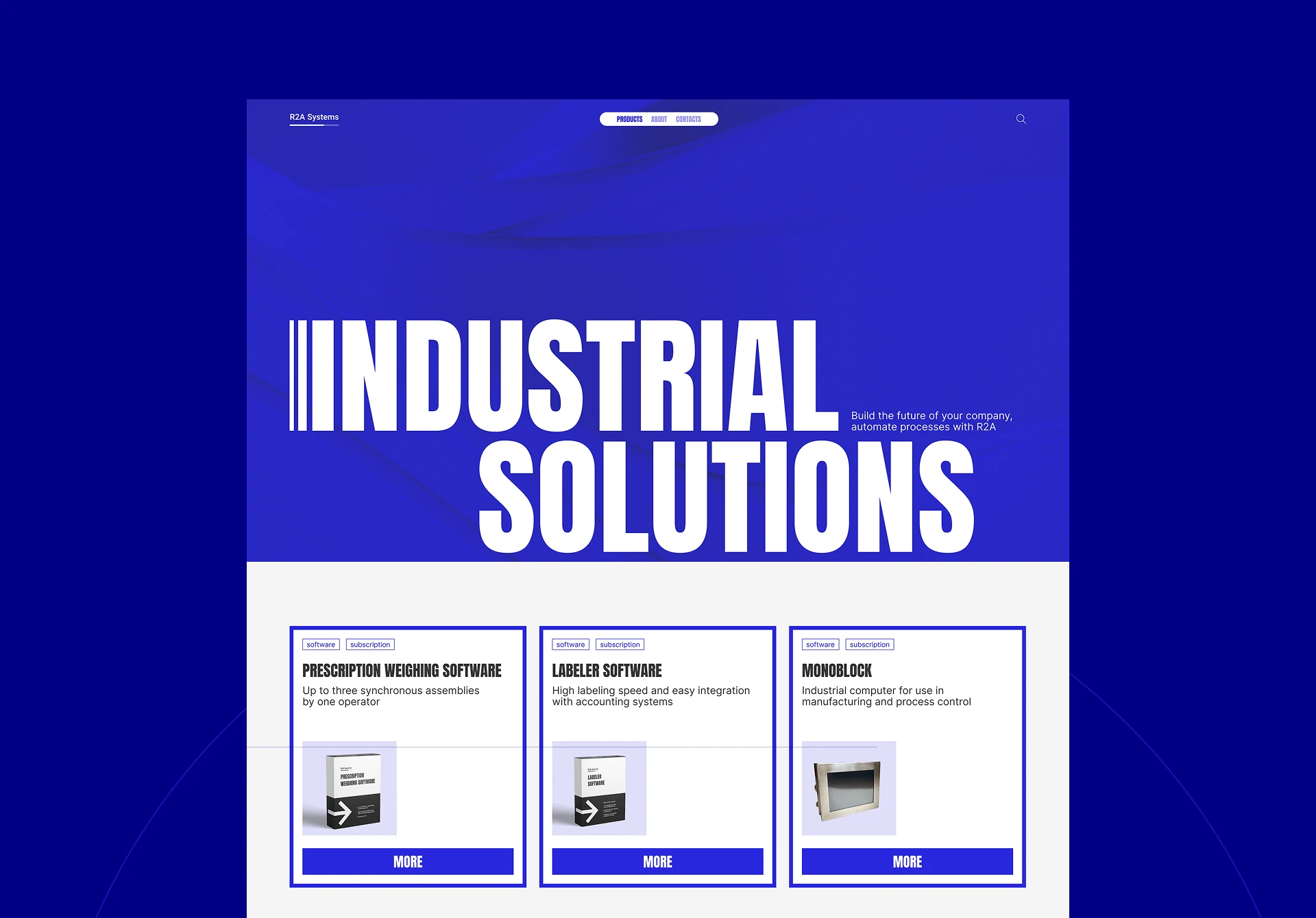 Корпоративный сайт для IT-компании — Изображение №7 — Интерфейсы на Dprofile