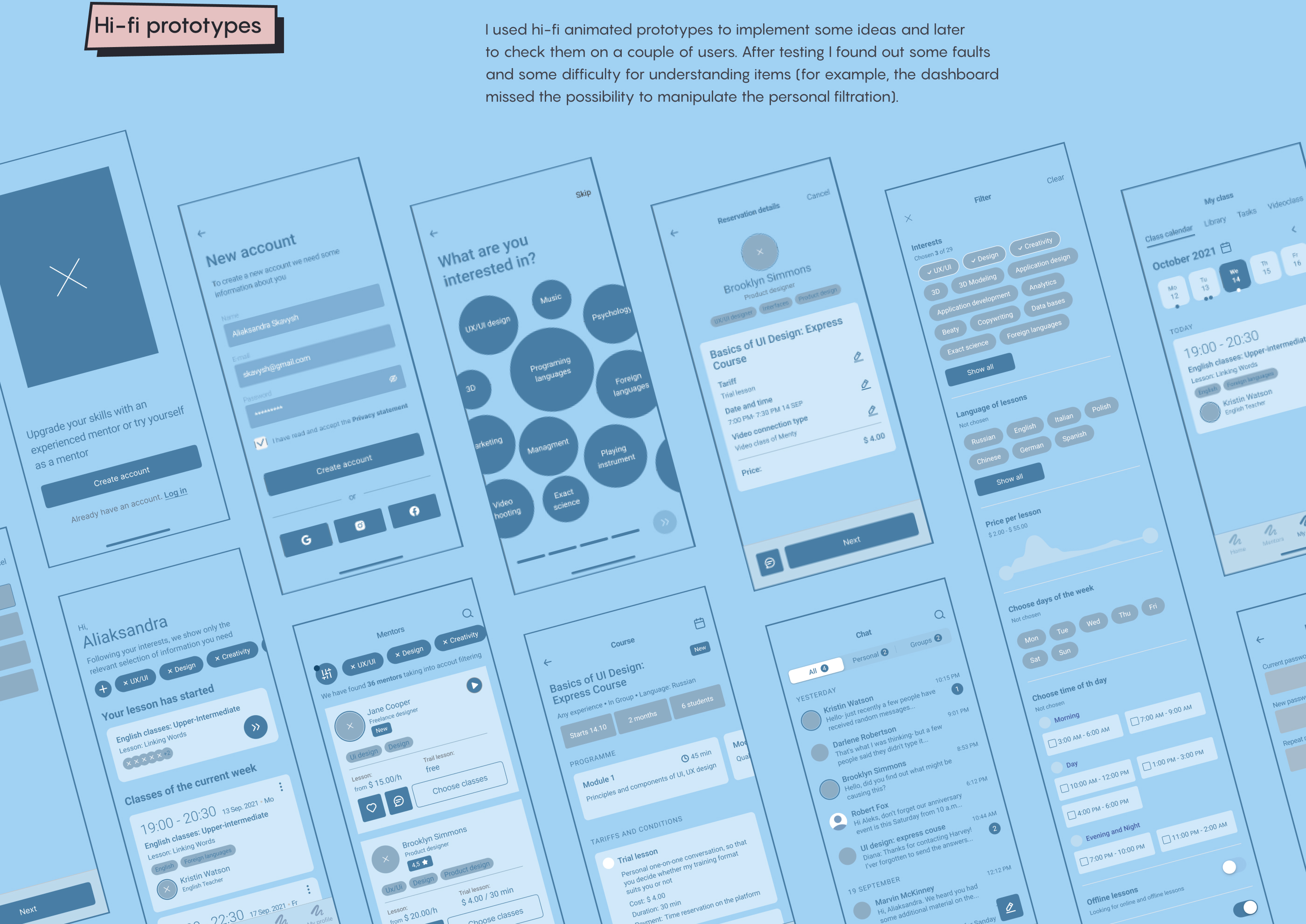 Menty - Mobile App Design Concept — Изображение №7 — Интерфейсы на Dprofile