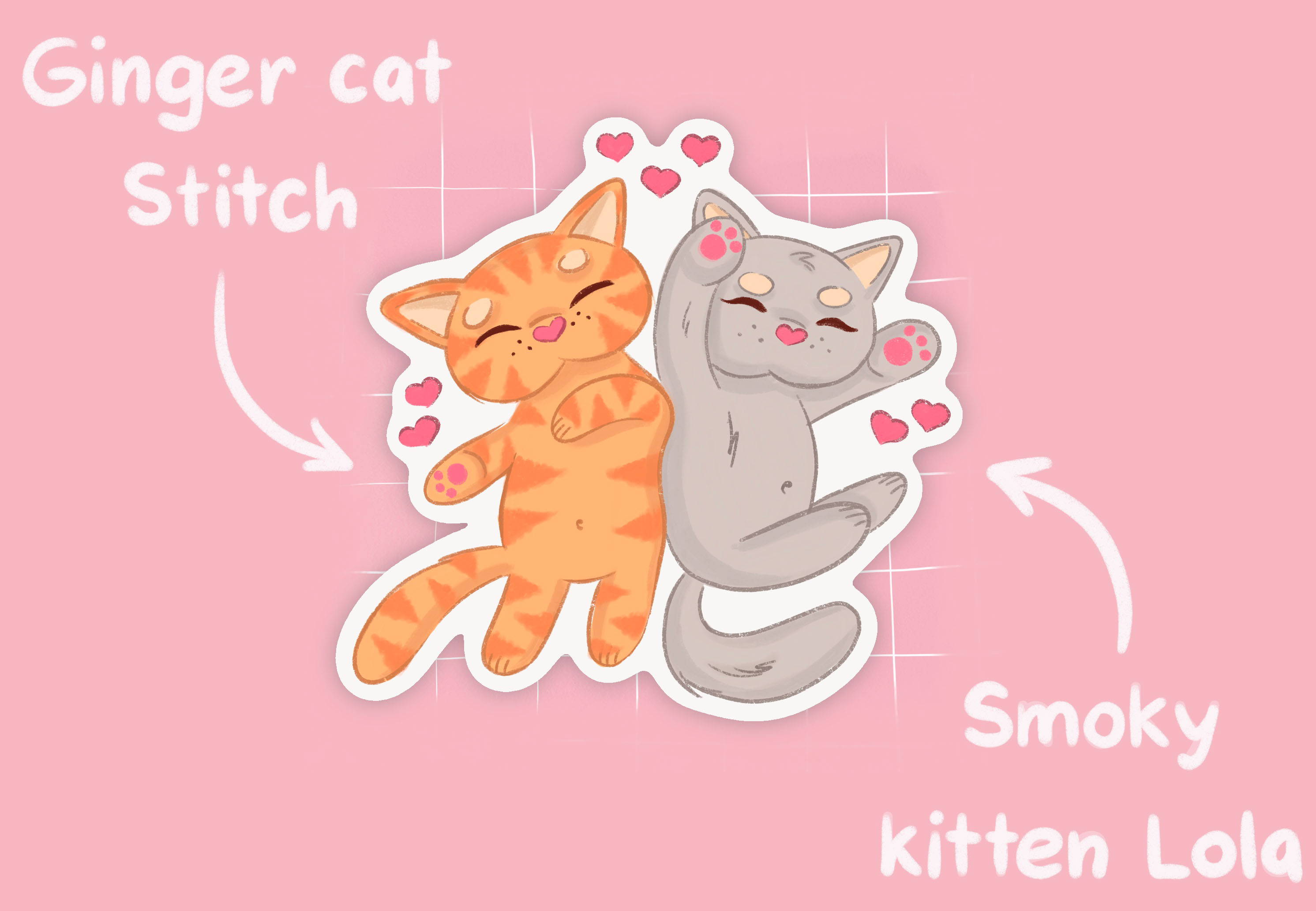 STICKERS "STITCH AND LOLA" — Изображение №2 — Брендинг, Иллюстрация на Dprofile