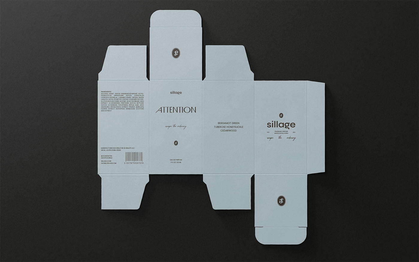 sillage / visual identity + packaging — Изображение №6 — Брендинг, Графика на Dprofile