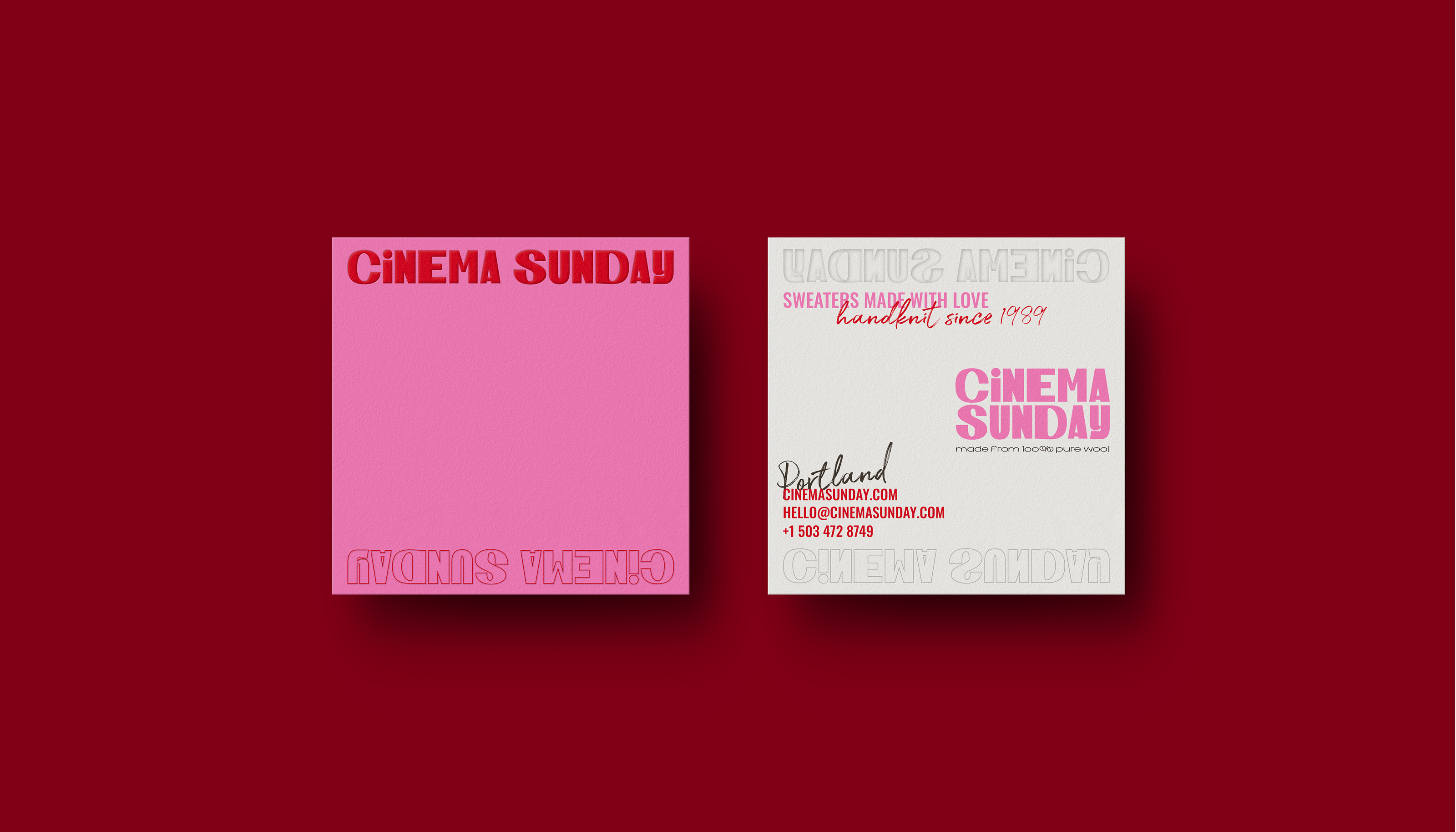 CINEMA SUNDAY / visual identity — Изображение №3 — Брендинг, Графика на Dprofile