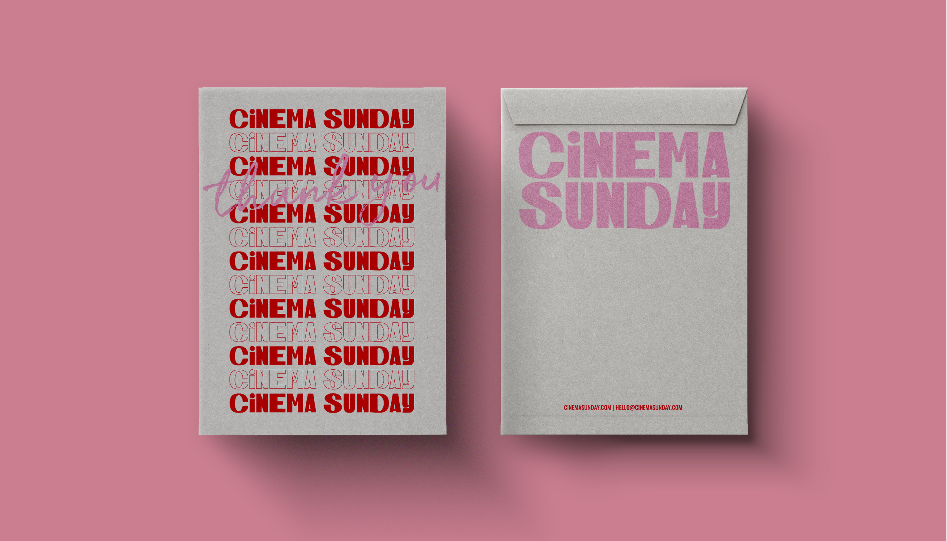 CINEMA SUNDAY / visual identity — Изображение №6 — Брендинг, Графика на Dprofile