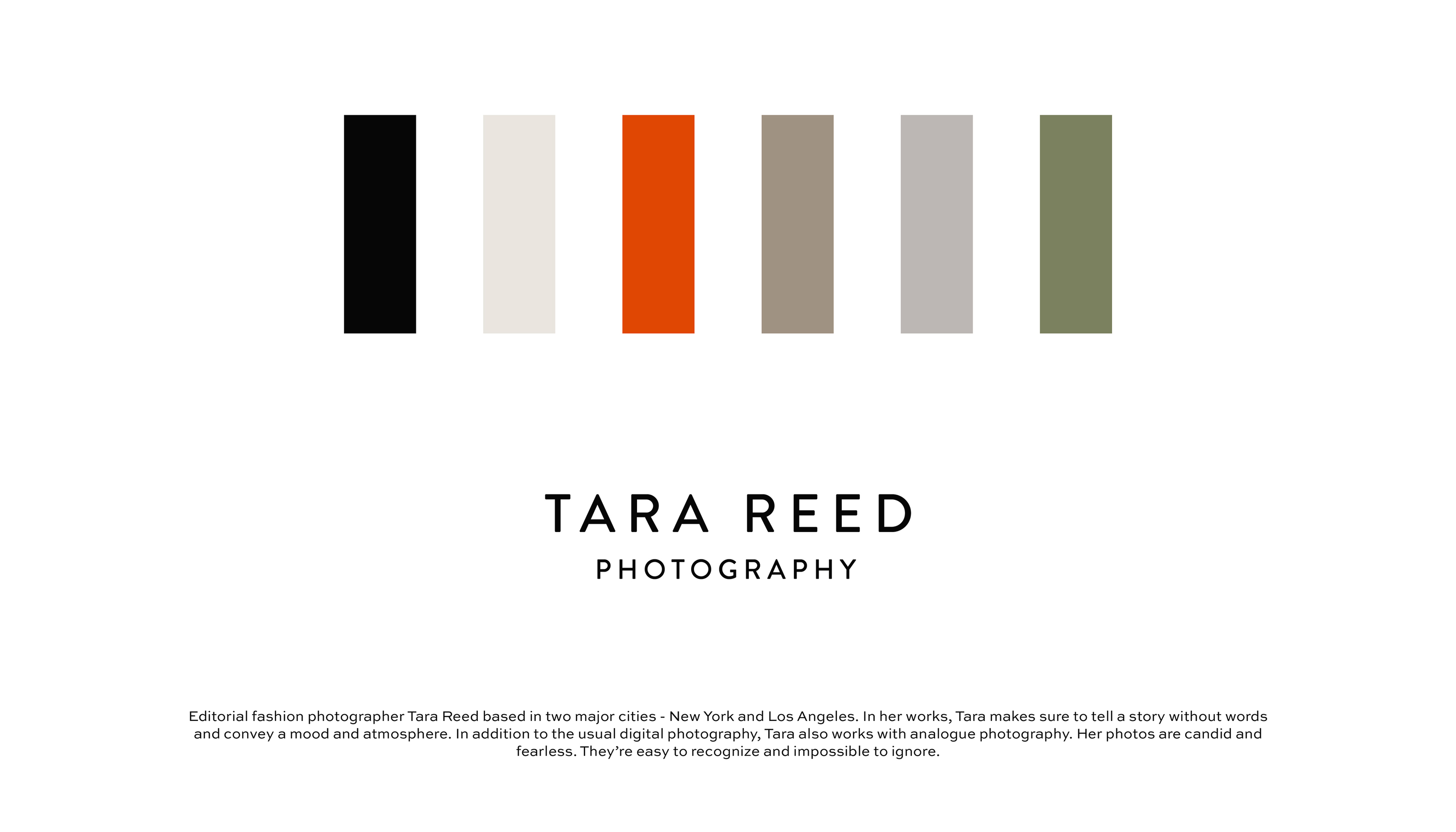 Tara Reed / identity for a photographer — Изображение №2 — Брендинг, Графика на Dprofile