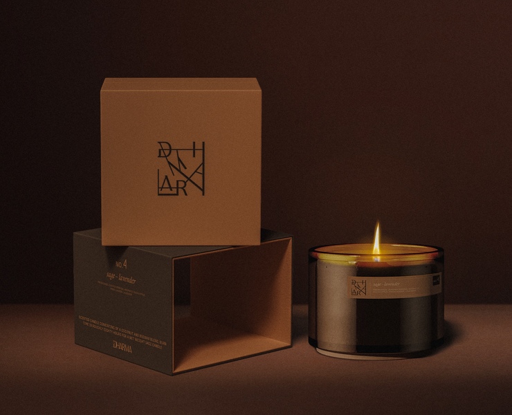 DHARMA / visual identity + packaging — Брендинг, Графика на Dprofile