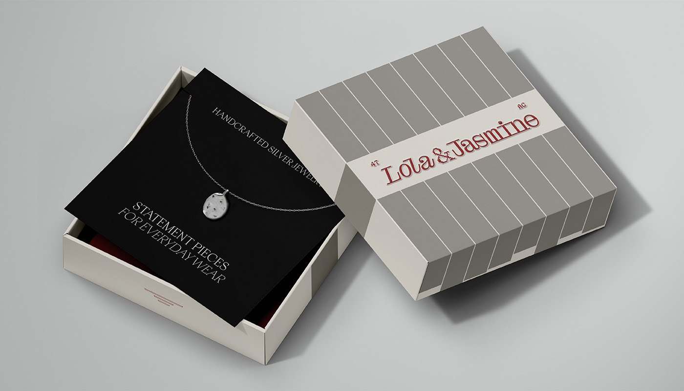 Lola&Jasmine / jewelry brand identity+packaging — Изображение №8 — Брендинг, Графика на Dprofile