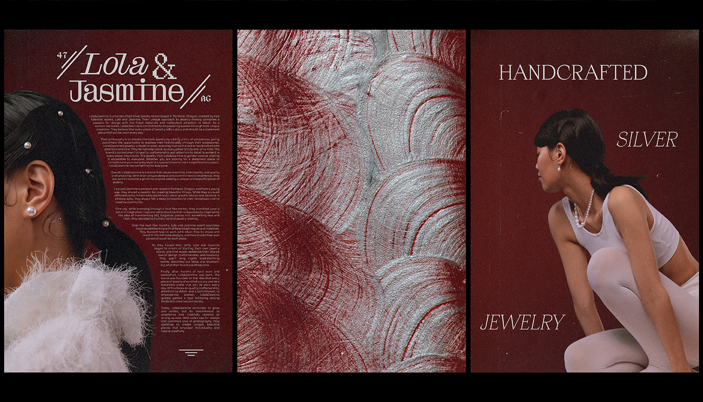 Lola&Jasmine / jewelry brand identity+packaging — Изображение №14 — Брендинг, Графика на Dprofile