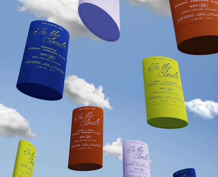 In The Clouds / visual identity + packaging — Брендинг, 3D на Dprofile