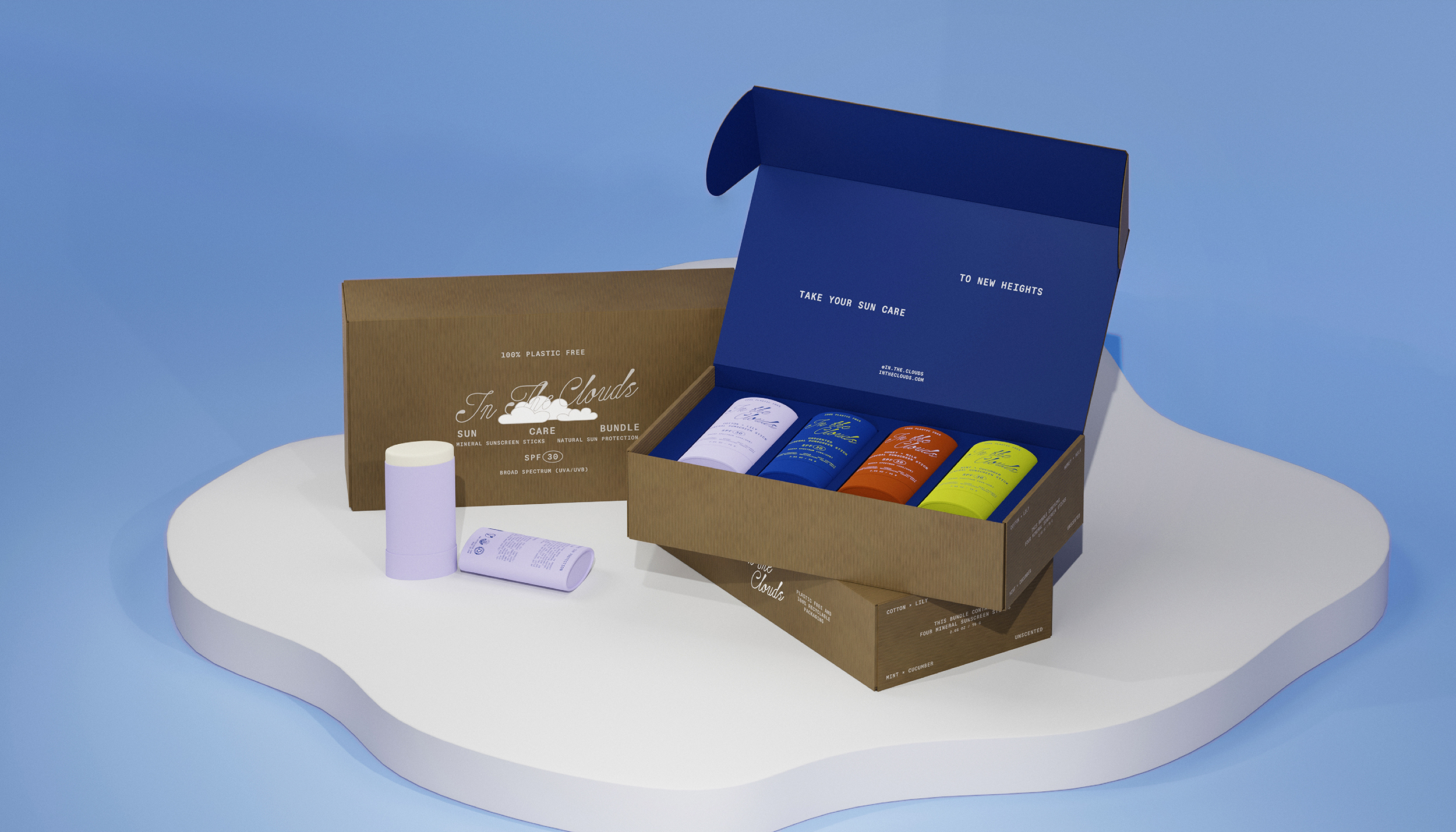 In The Clouds / visual identity + packaging — Изображение №7 — Брендинг, 3D на Dprofile