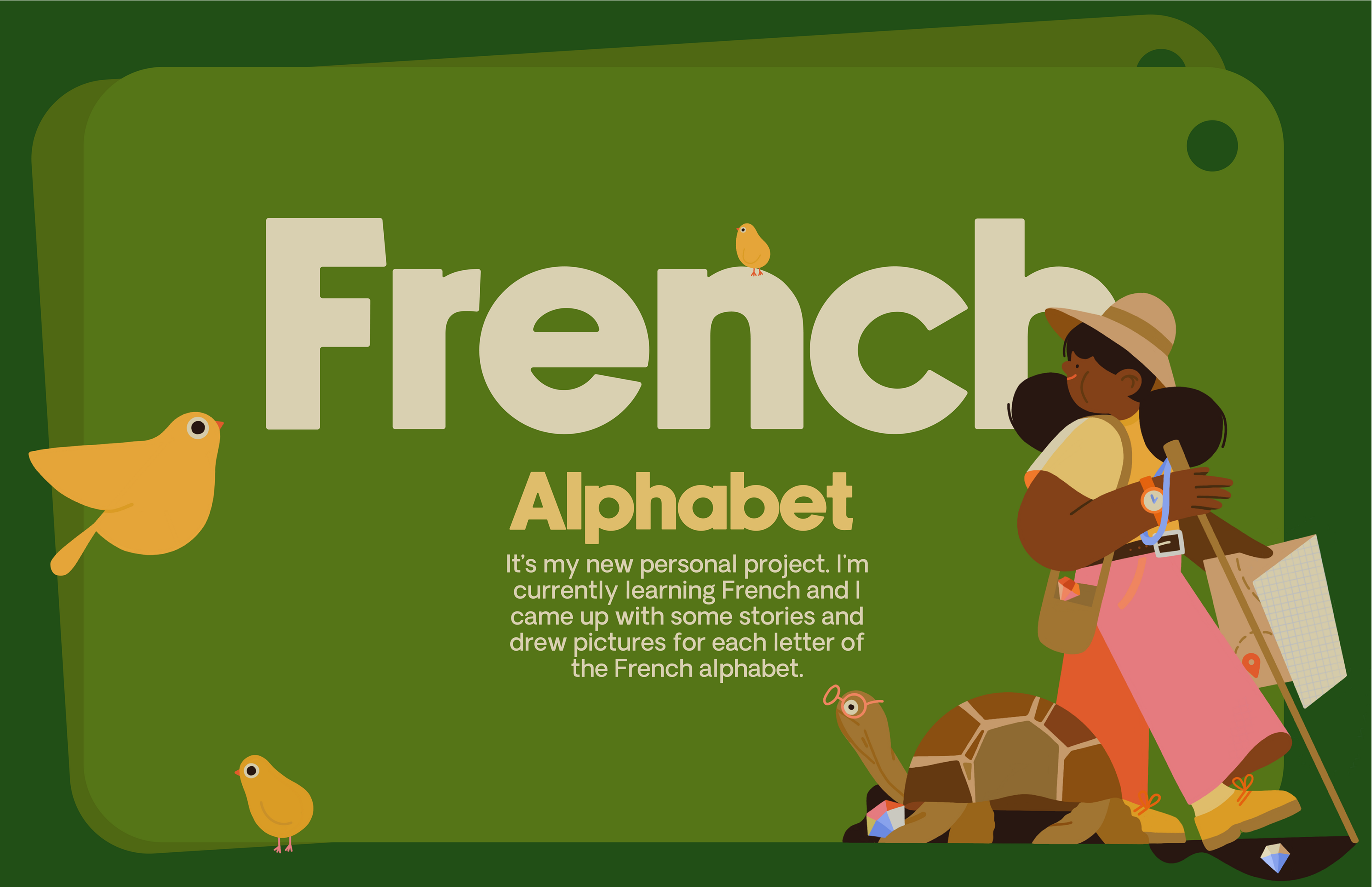 French alphabet — Изображение №1 — Иллюстрация на Dprofile