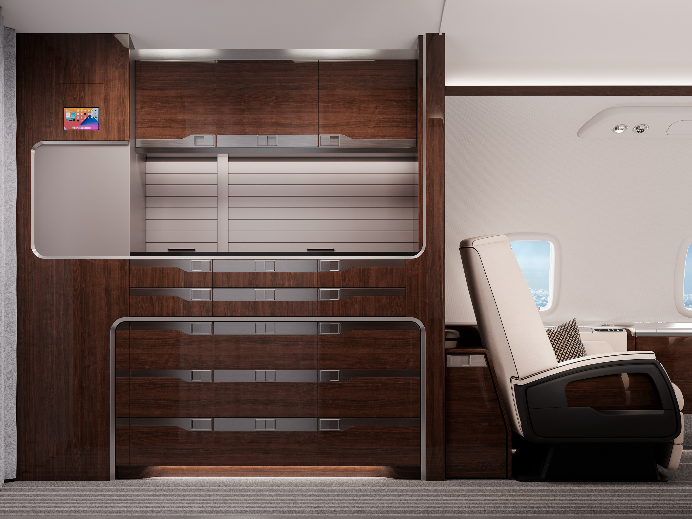 Aircraft cabin — Изображение №8 — 3D на Dprofile