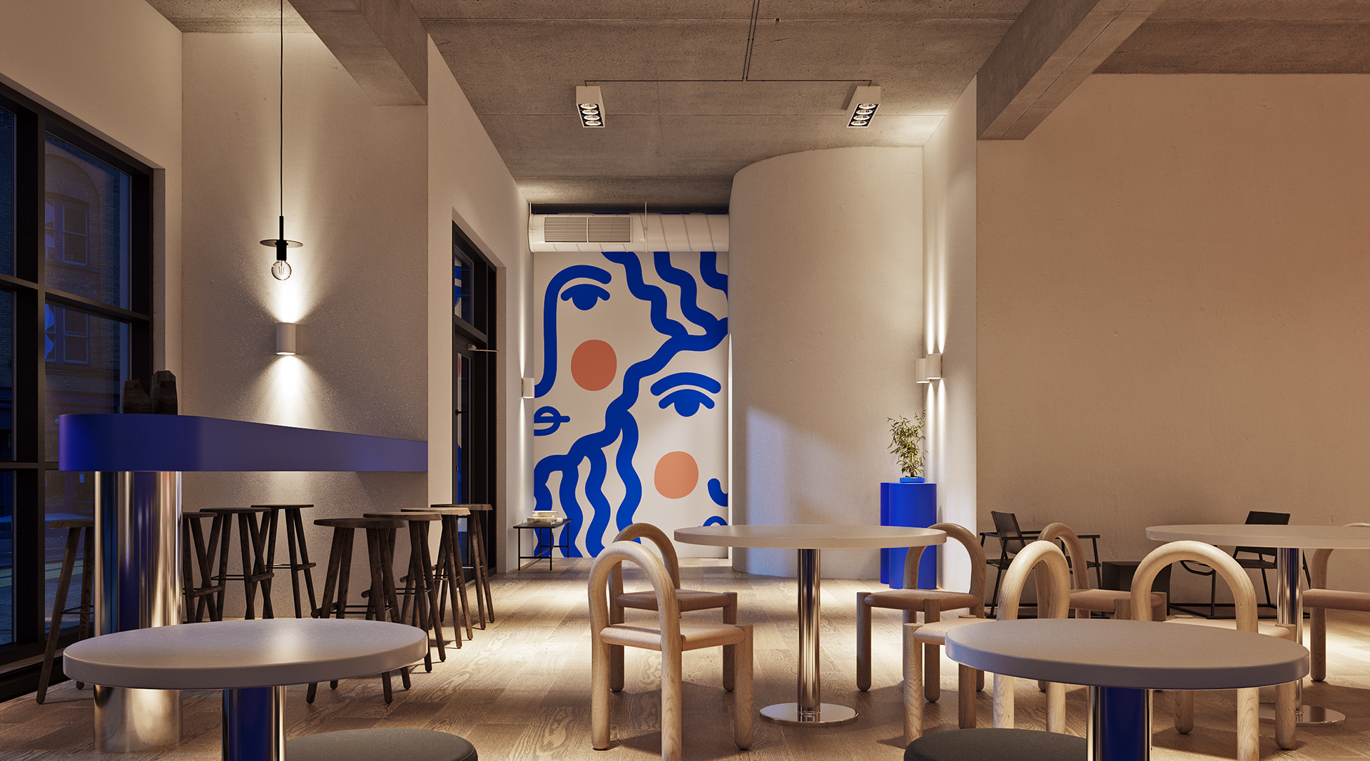 Cafe interior — Изображение №5 — 3D на Dprofile