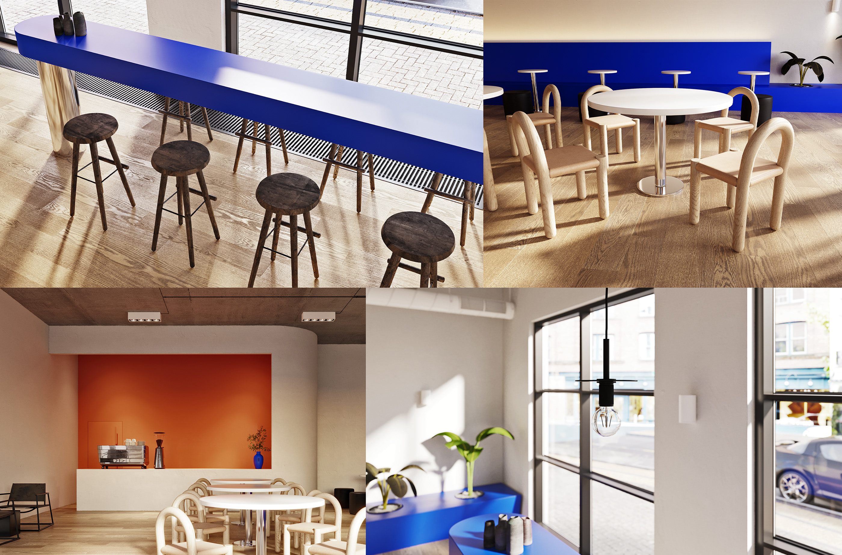 Cafe interior — Изображение №8 — 3D на Dprofile