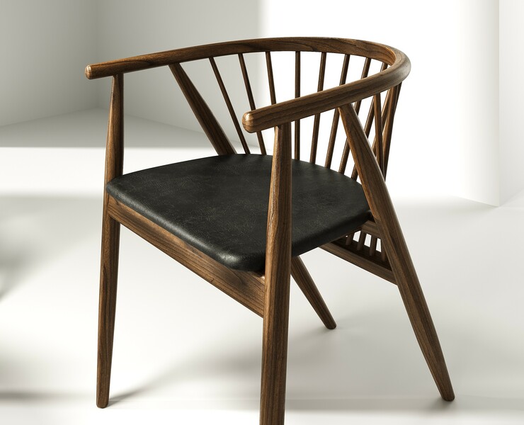 danson dining chair — 3D на Dprofile